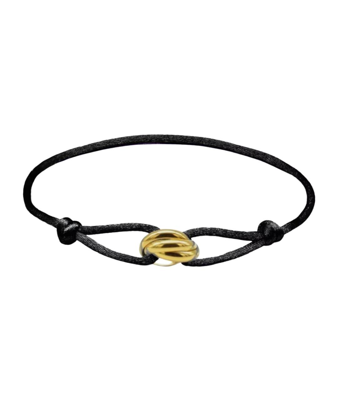 CARTIER Черный браслет из желтого золота, фото 1