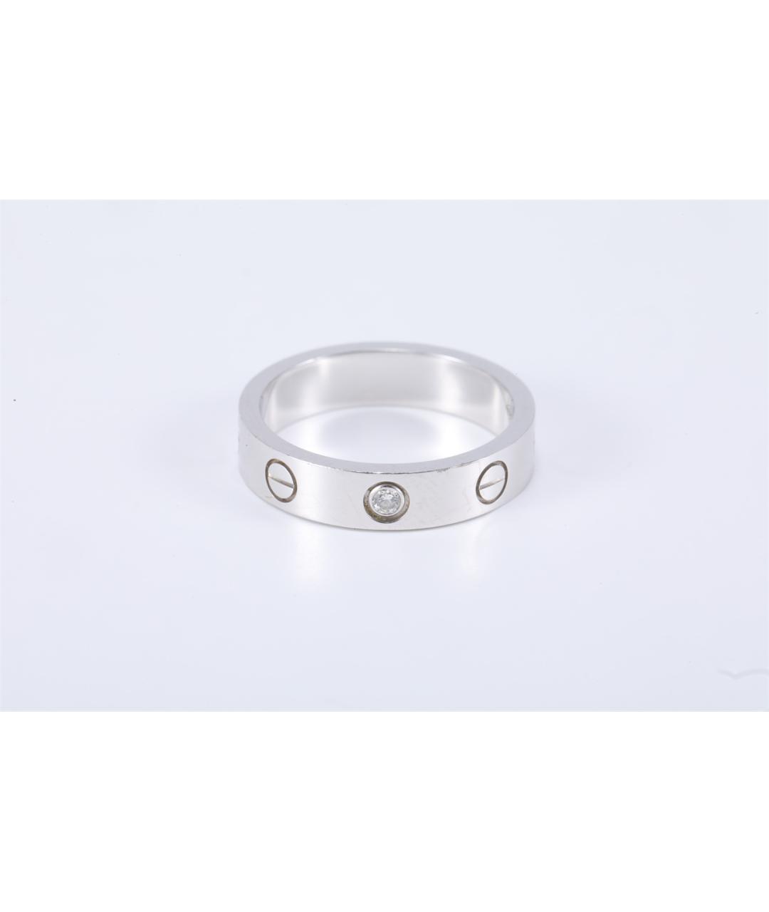 CARTIER Серебряное кольцо из белого золота, фото 4