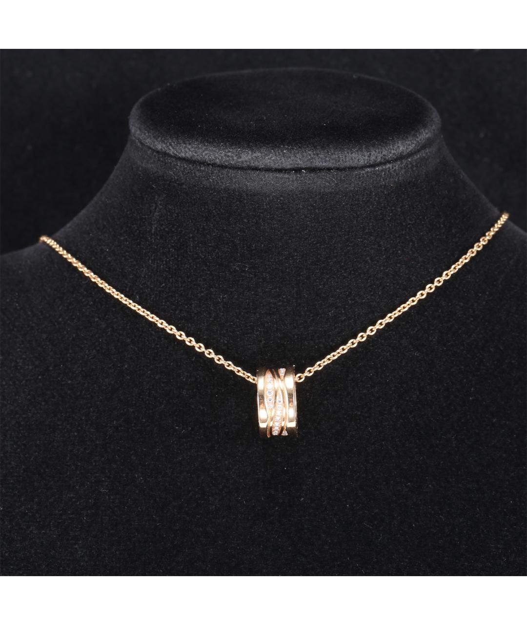 BVLGARI Золотая подвеска из розового золота, фото 7