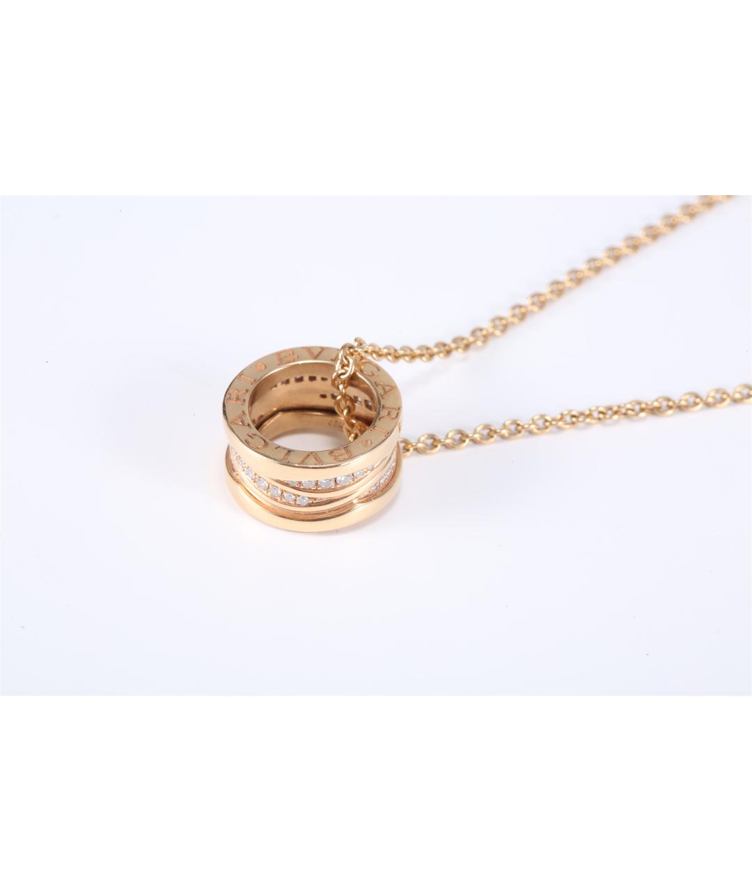 BVLGARI Золотая подвеска из розового золота, фото 3
