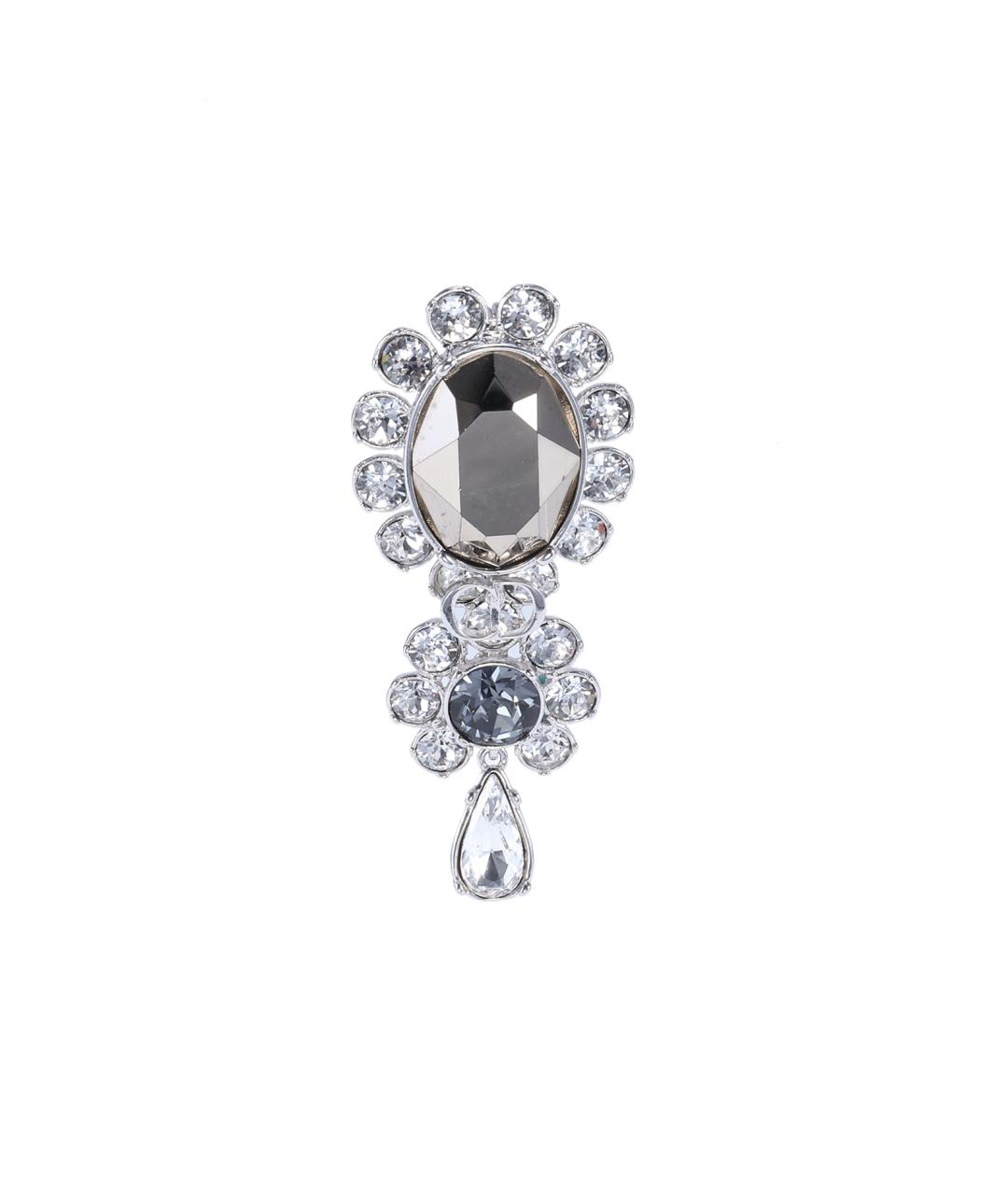 CHRISTIAN DIOR Серебряная металлическая булавка / брошь, фото 1
