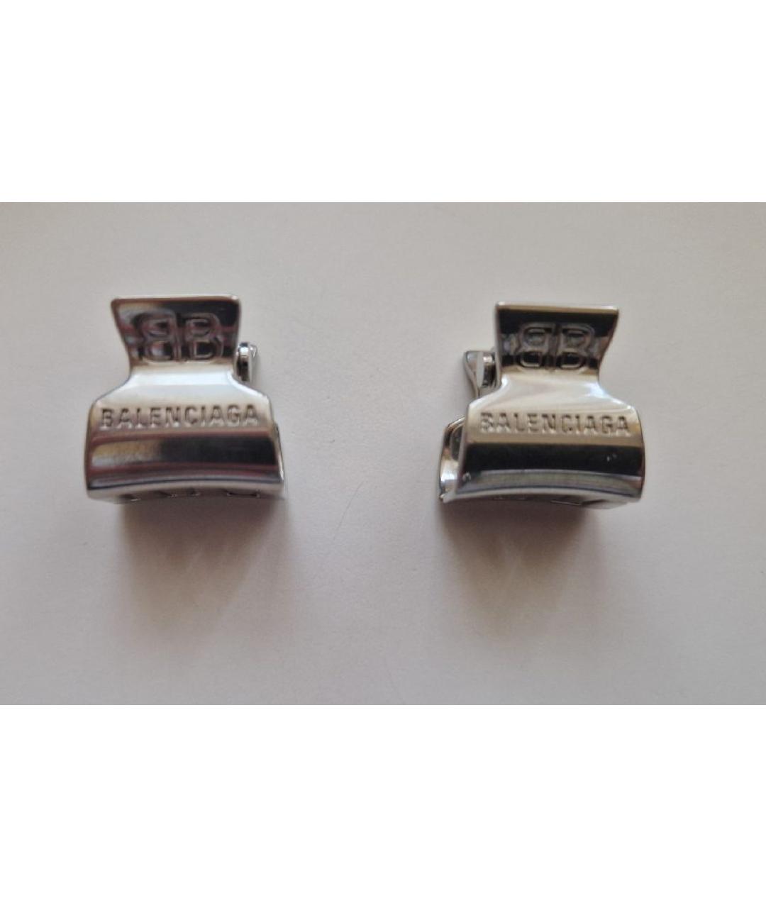 BALENCIAGA Серебряная заколка, фото 2