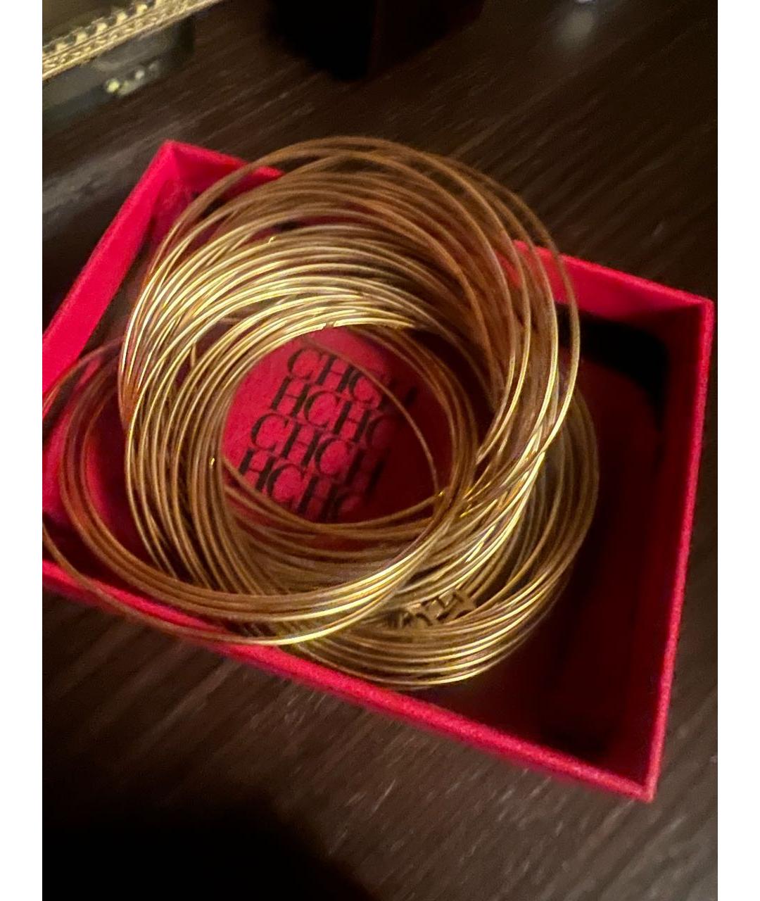 CAROLINA HERRERA Золотой браслет, фото 6