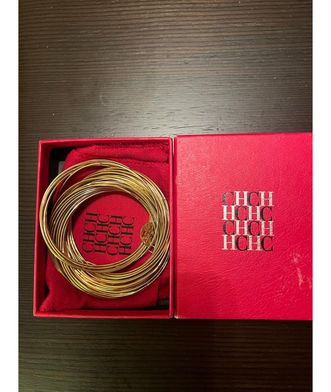 CAROLINA HERRERA Золотой браслет, фото 4