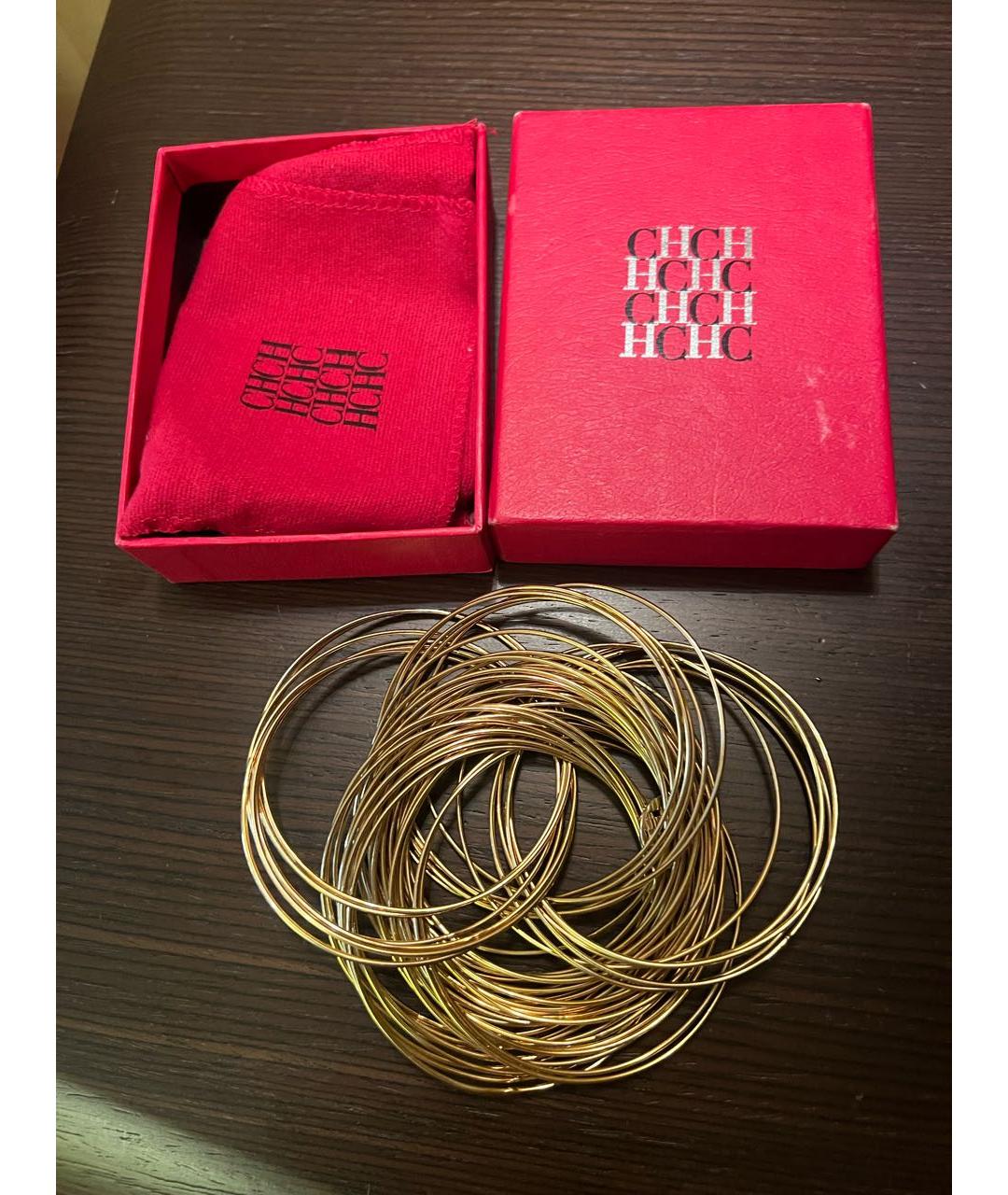 CAROLINA HERRERA Золотой браслет, фото 2