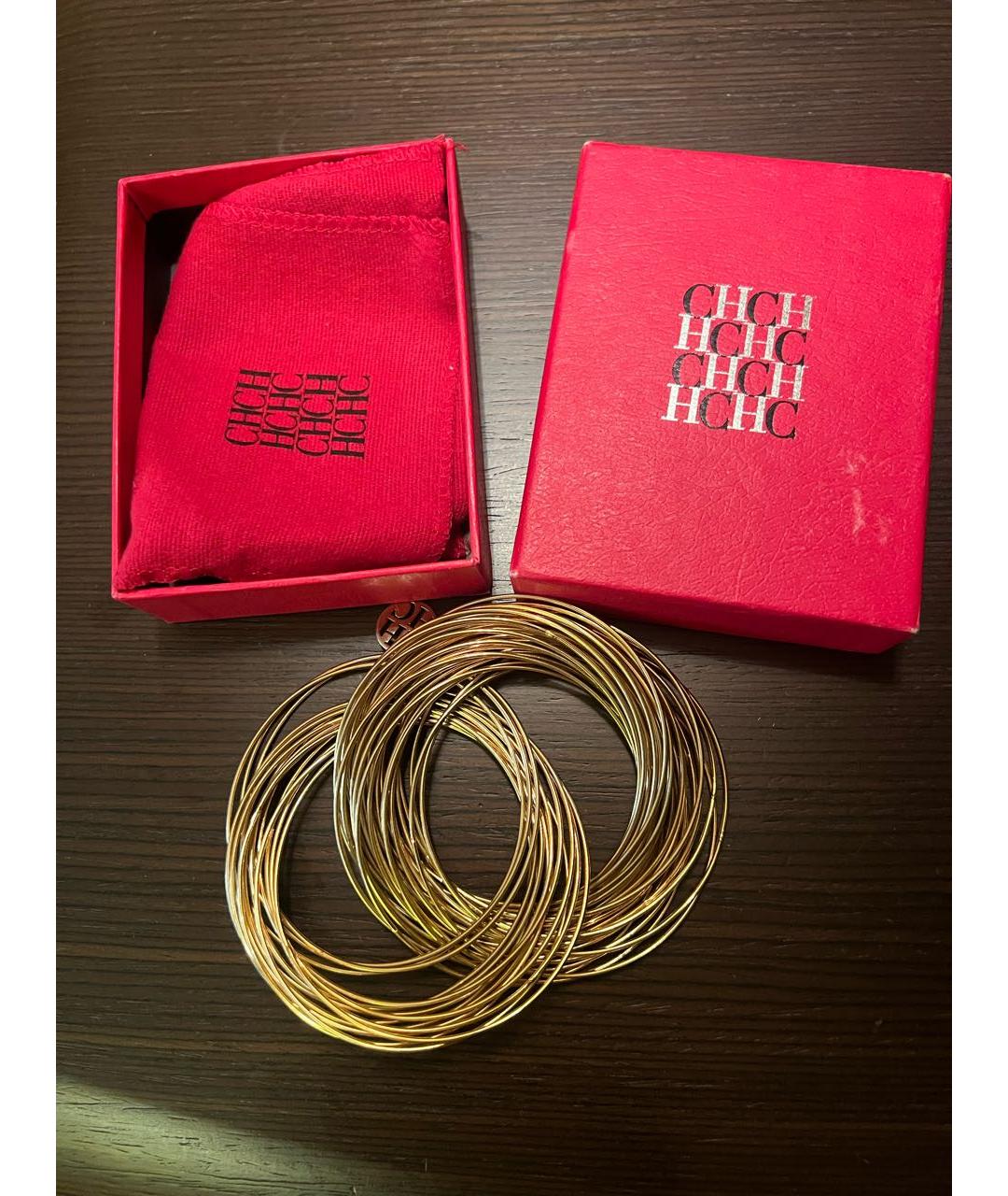 CAROLINA HERRERA Золотой браслет, фото 3