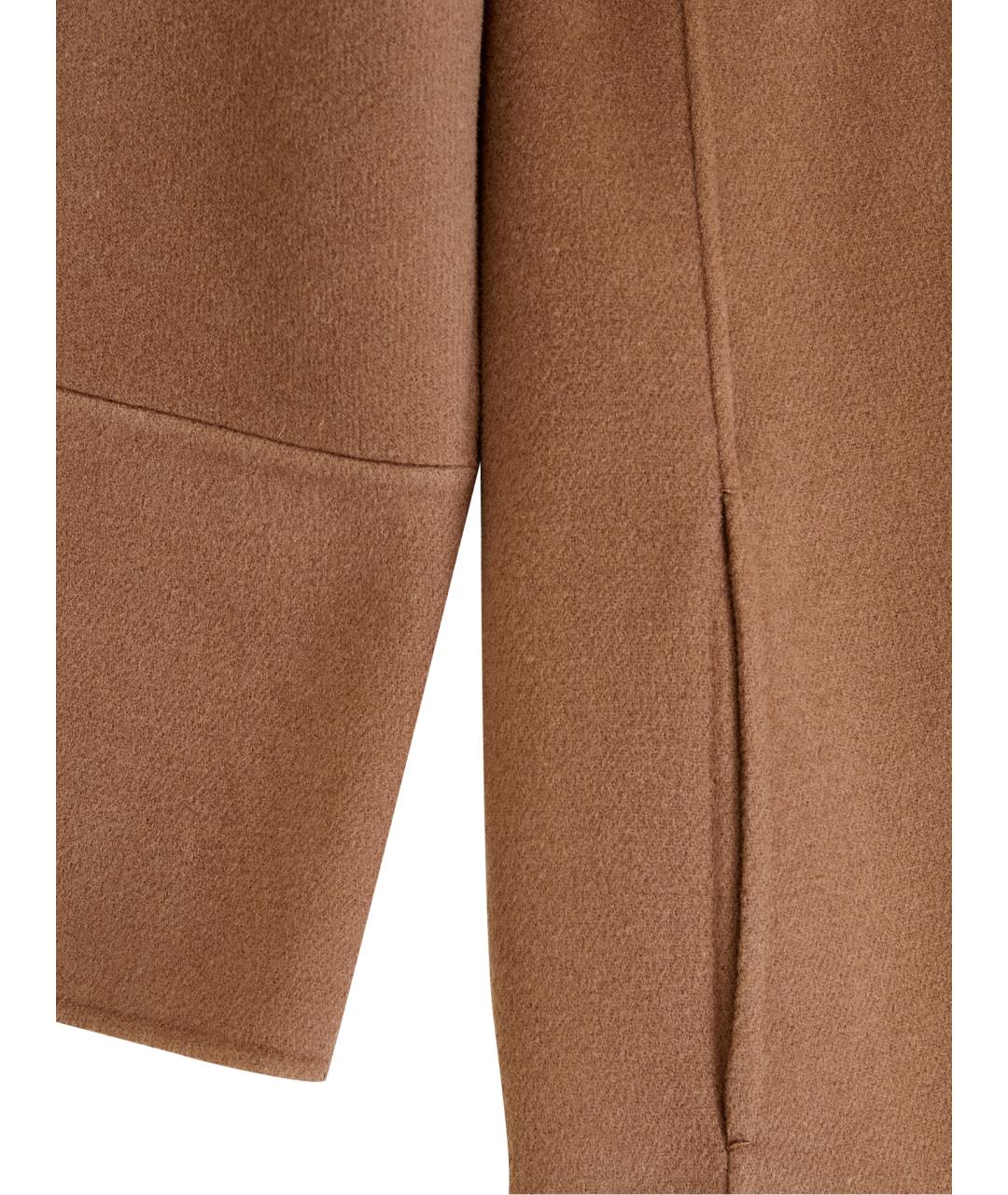 MAX MARA Коричневое шерстяное пальто, фото 9