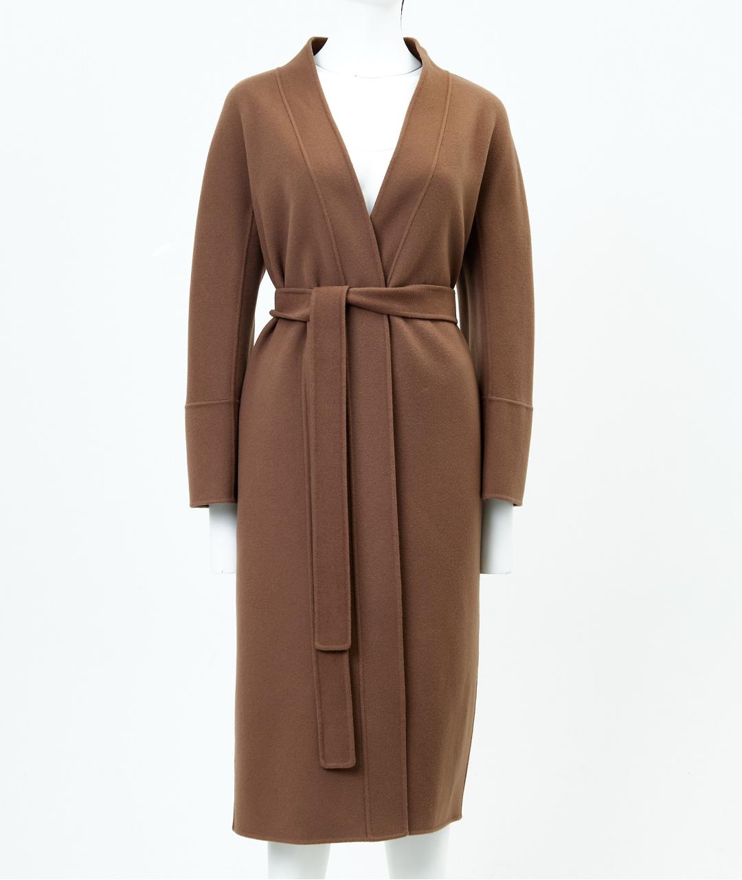 MAX MARA Коричневое шерстяное пальто, фото 6