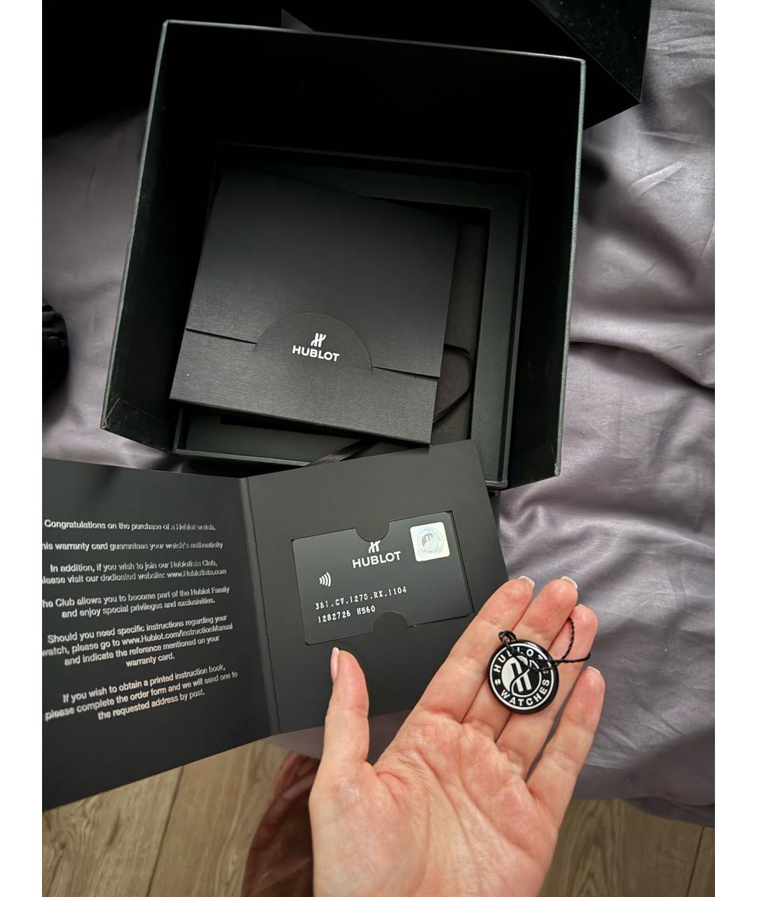 HUBLOT Черные часы, фото 6