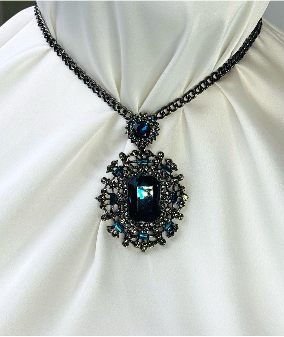 MAX MARA Серебряная металлическая подвеска, фото 5