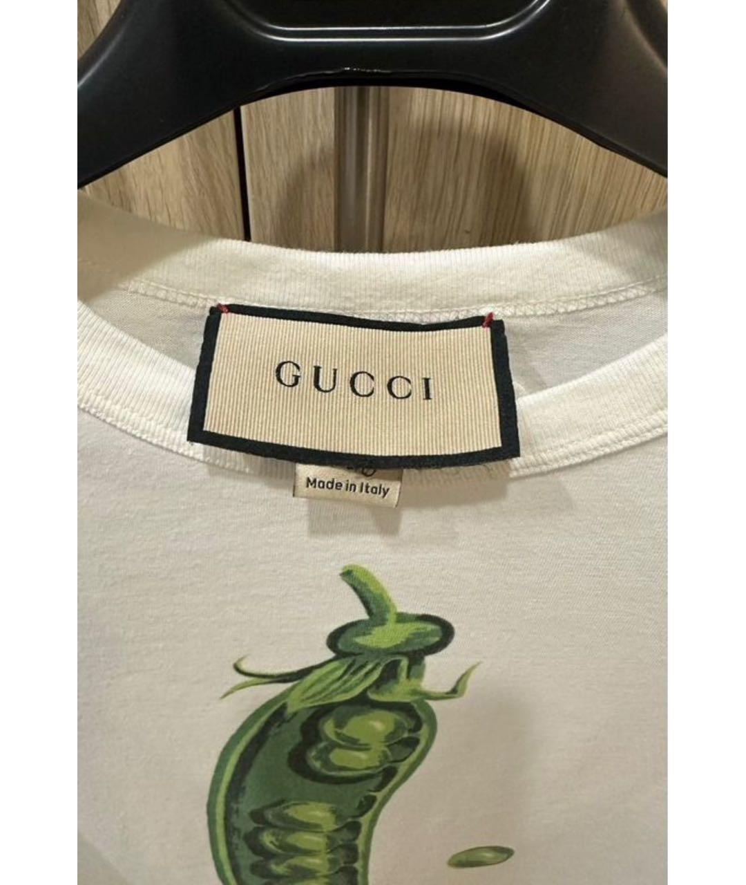 GUCCI Хлопковая футболка, фото 6