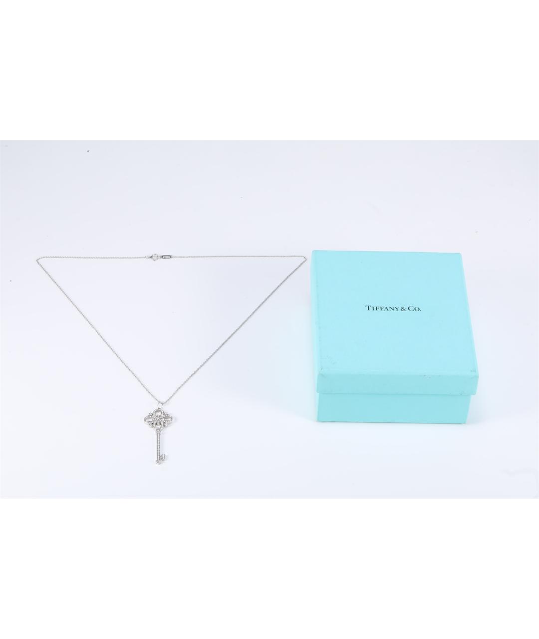 TIFFANY&CO Платиновое колье, фото 6