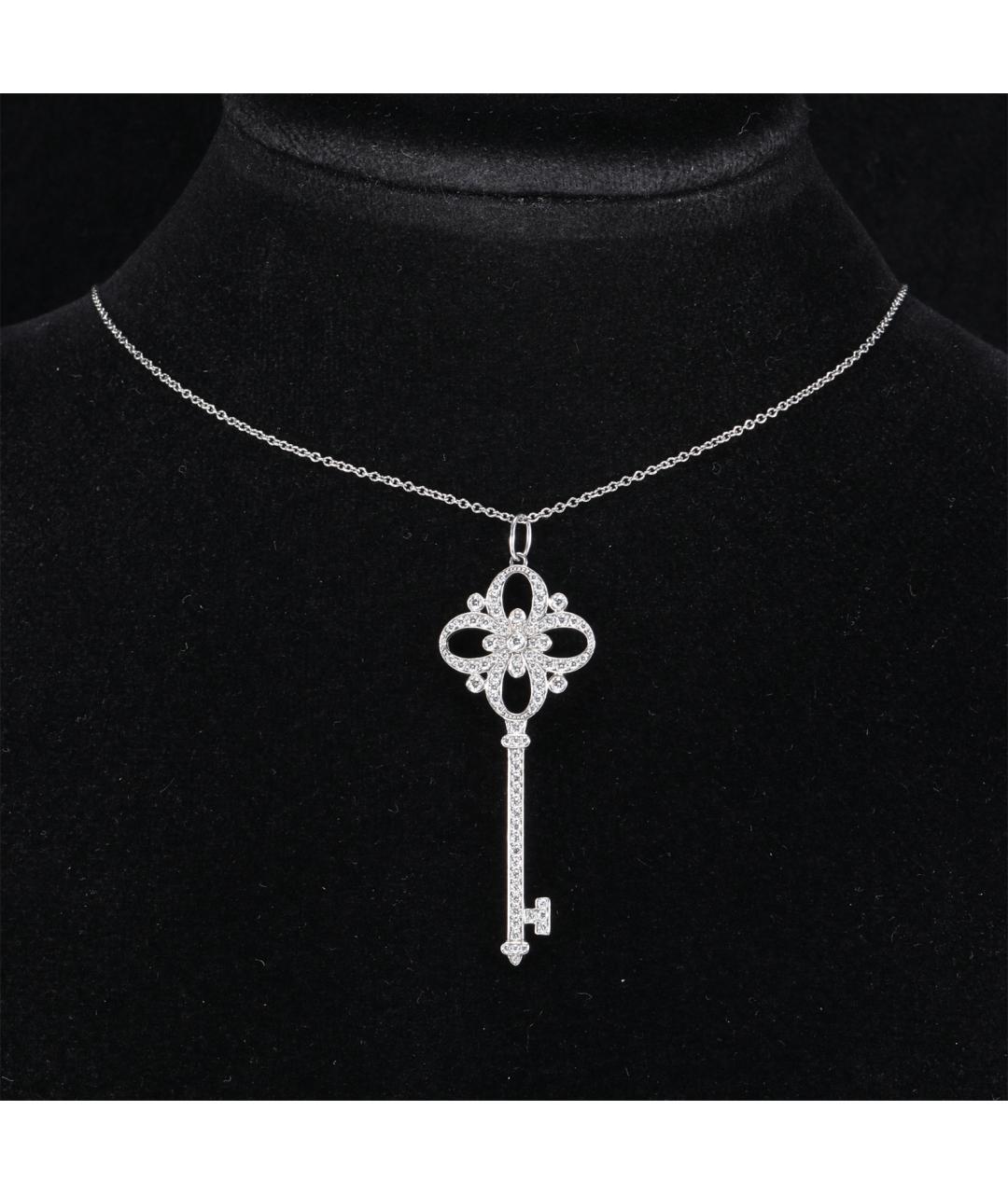TIFFANY&CO Платиновое колье, фото 7