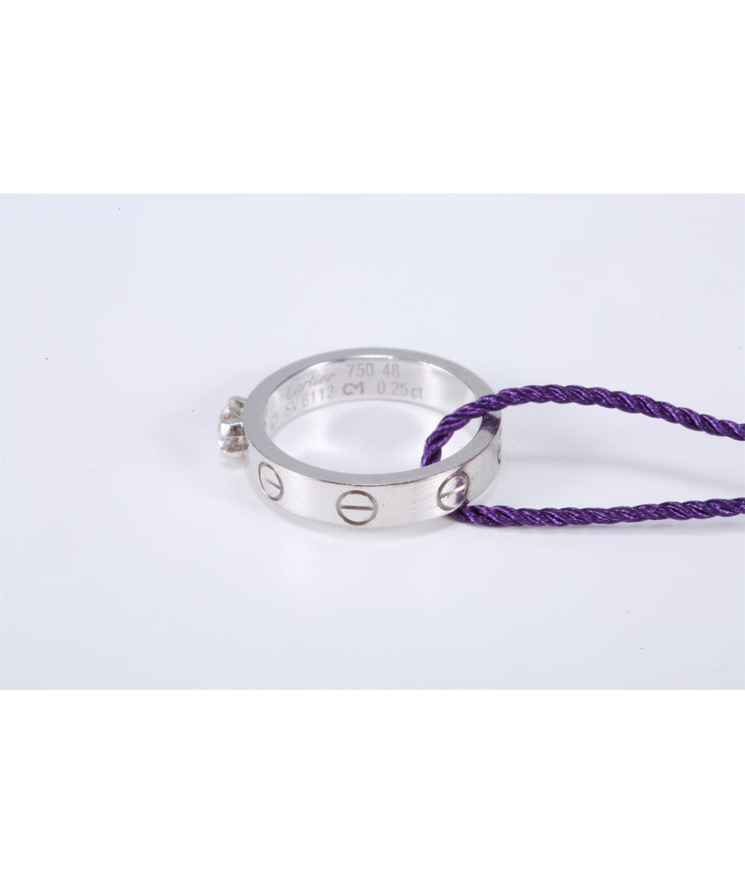 CARTIER Кольцо из белого золота, фото 5