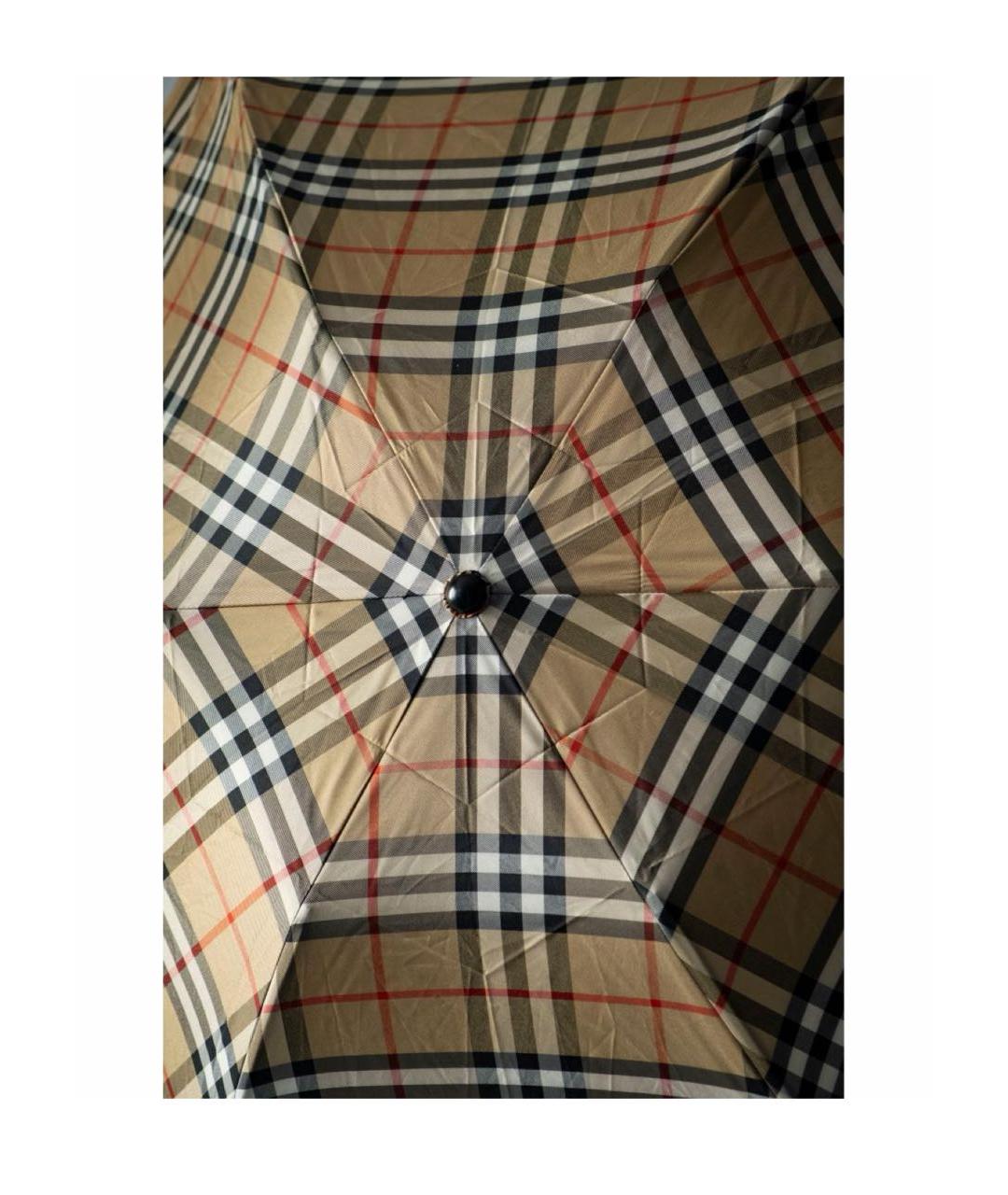 BURBERRY Бежевый зонт, фото 5