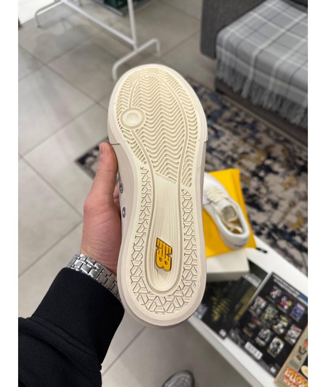 STONE ISLAND Белые низкие кроссовки / кеды, фото 5