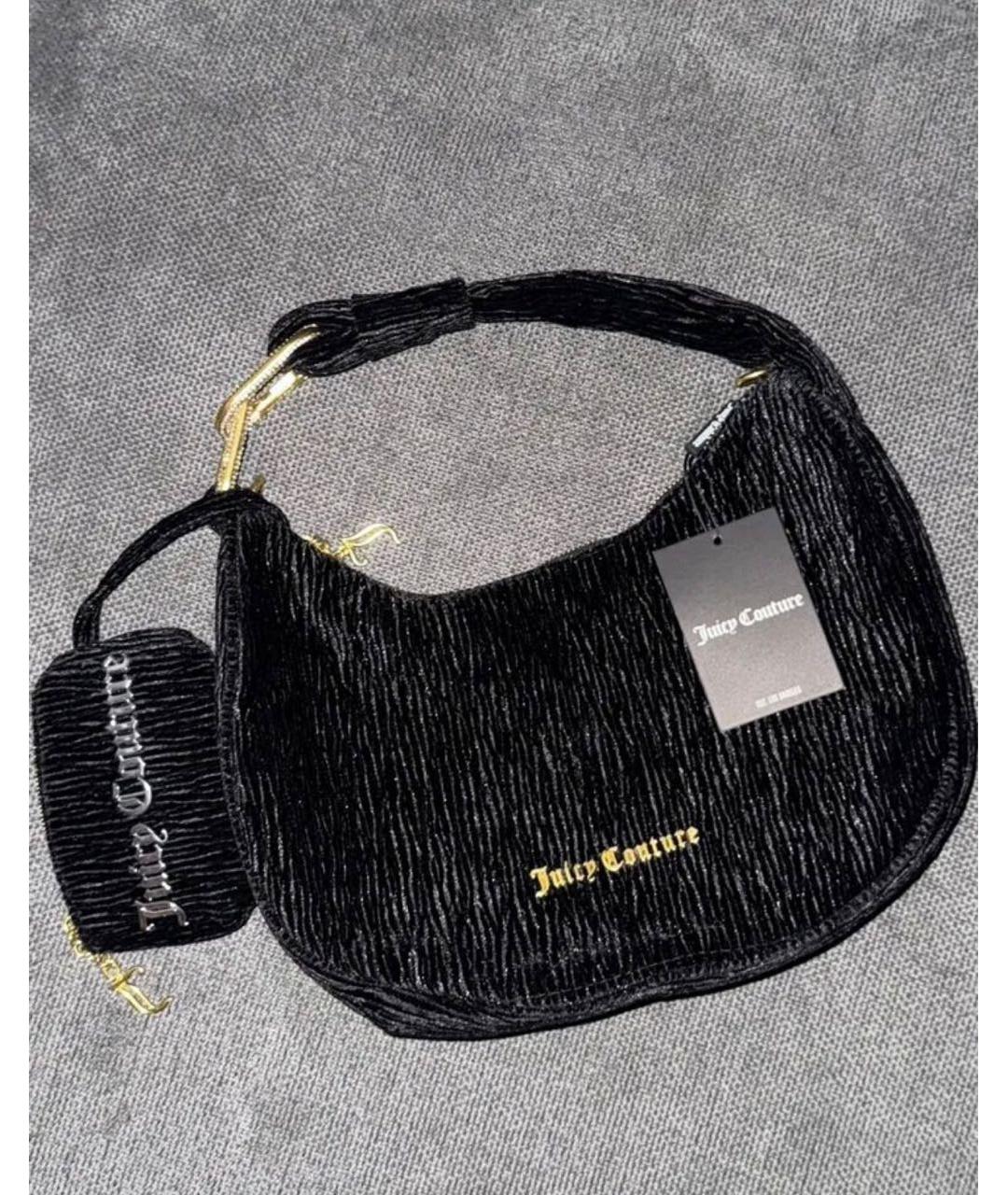 JUICY COUTURE Черная сумка с короткими ручками, фото 5