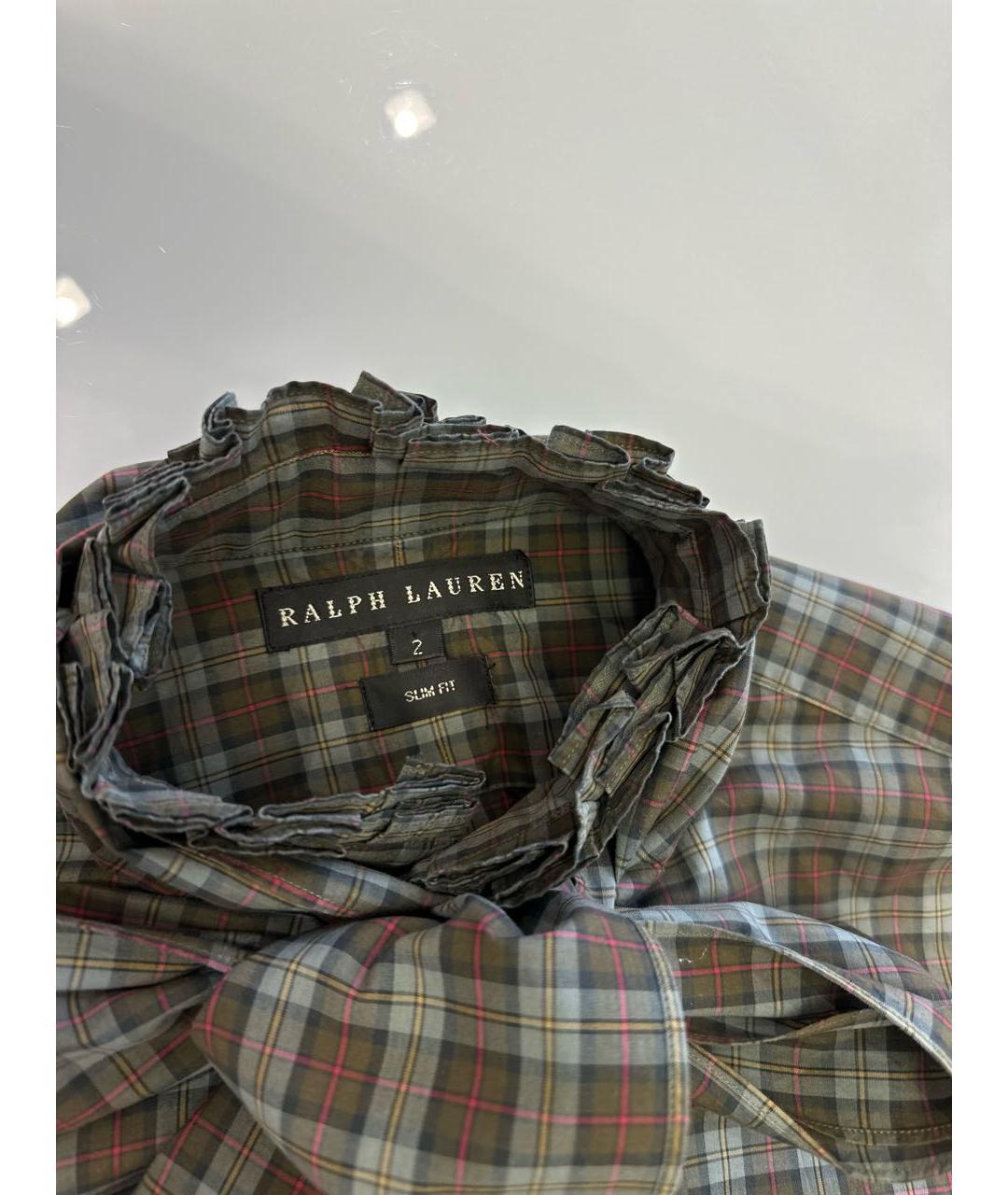 RALPH LAUREN Мульти хлопковая рубашка, фото 5