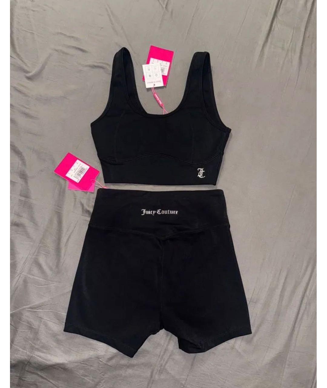 JUICY COUTURE Черный полиэстеровый спортивные костюмы, фото 2