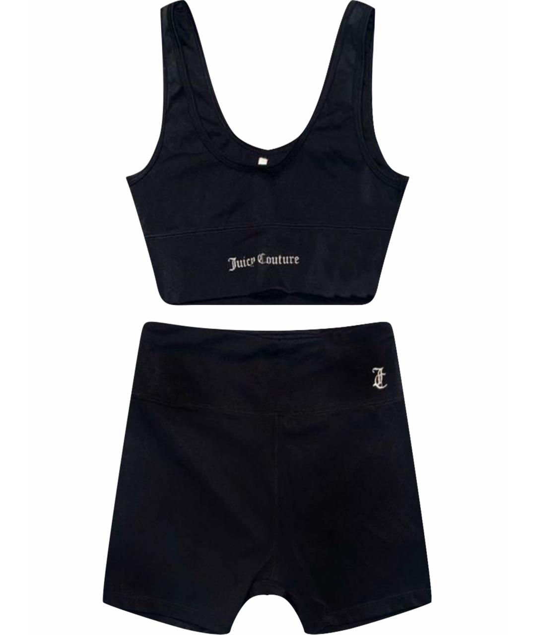 JUICY COUTURE Черный полиэстеровый спортивные костюмы, фото 1
