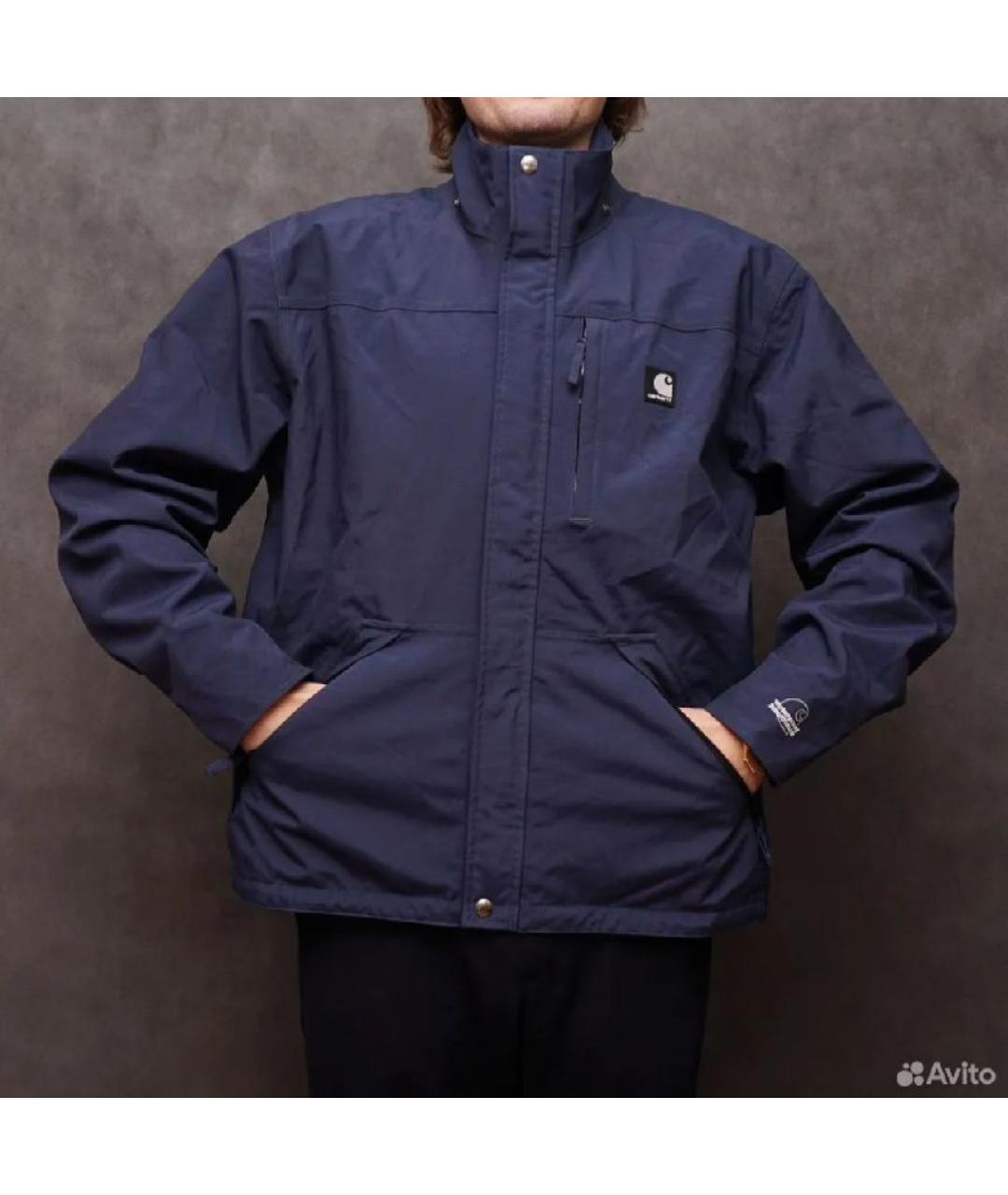CARHARTT WIP Синяя полиэстеровая куртка, фото 4