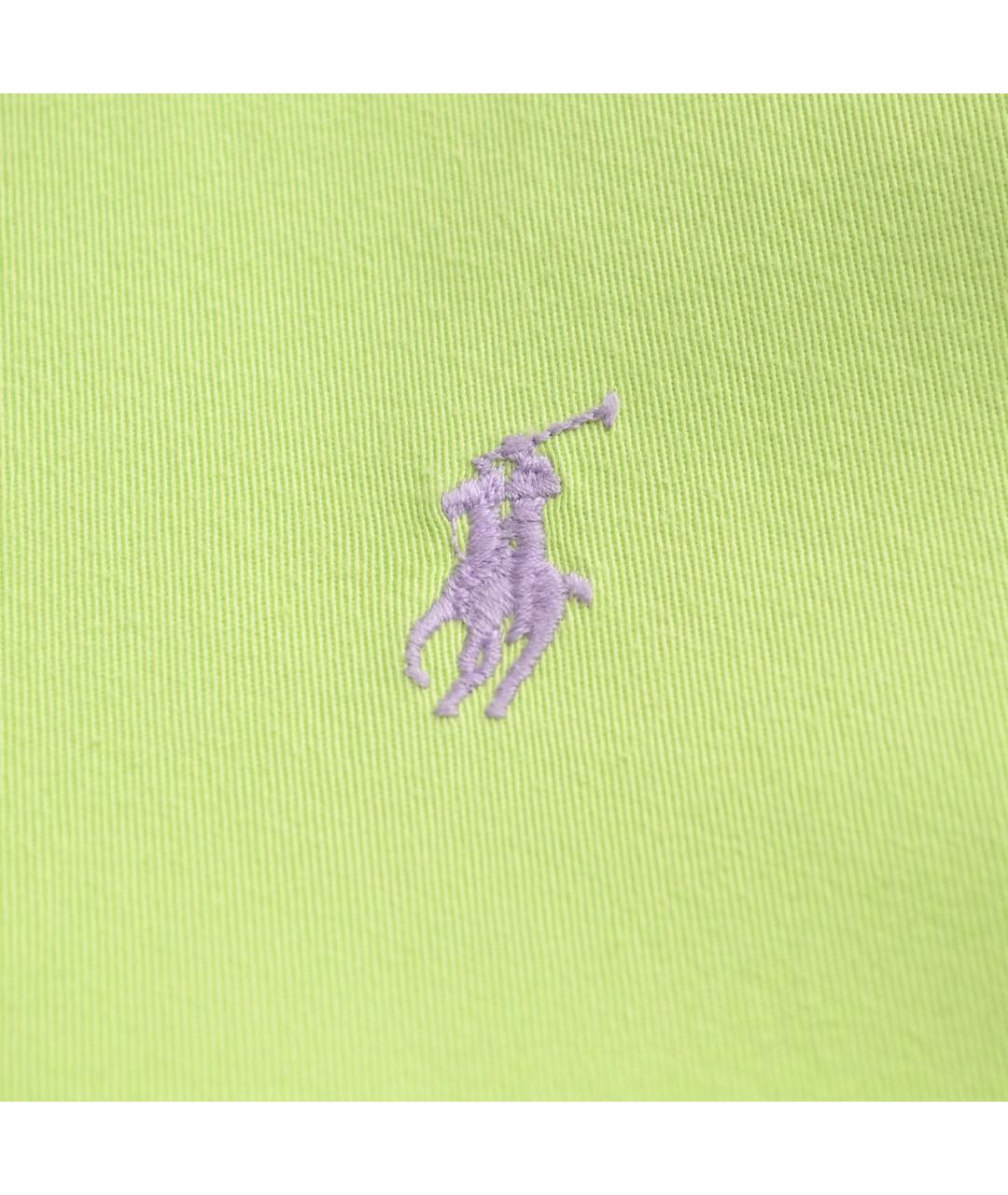 POLO RALPH LAUREN Салатовая хлопковая кэжуал рубашка, фото 5