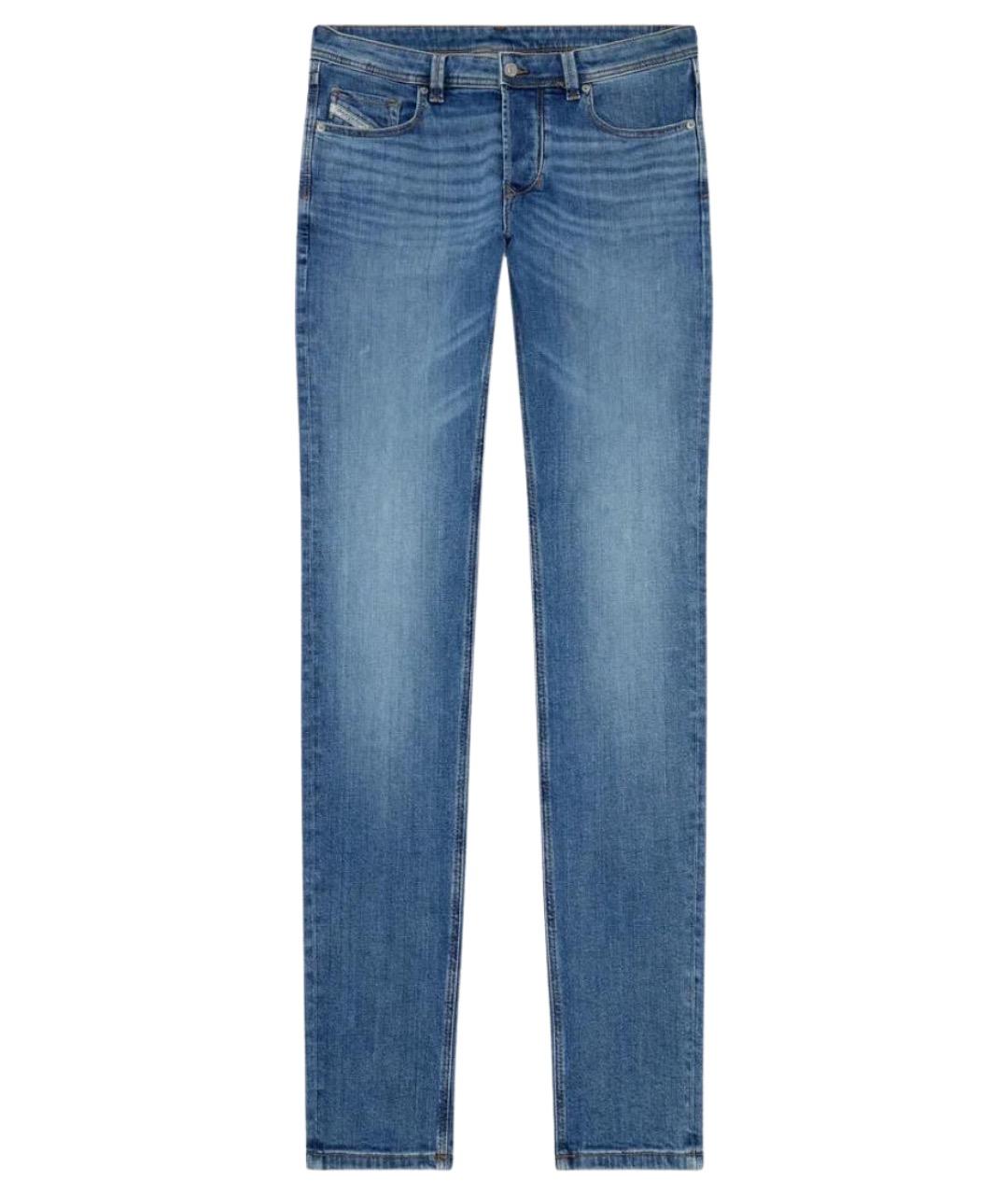 DIESEL Синие хлопковые прямые джинсы, фото 1
