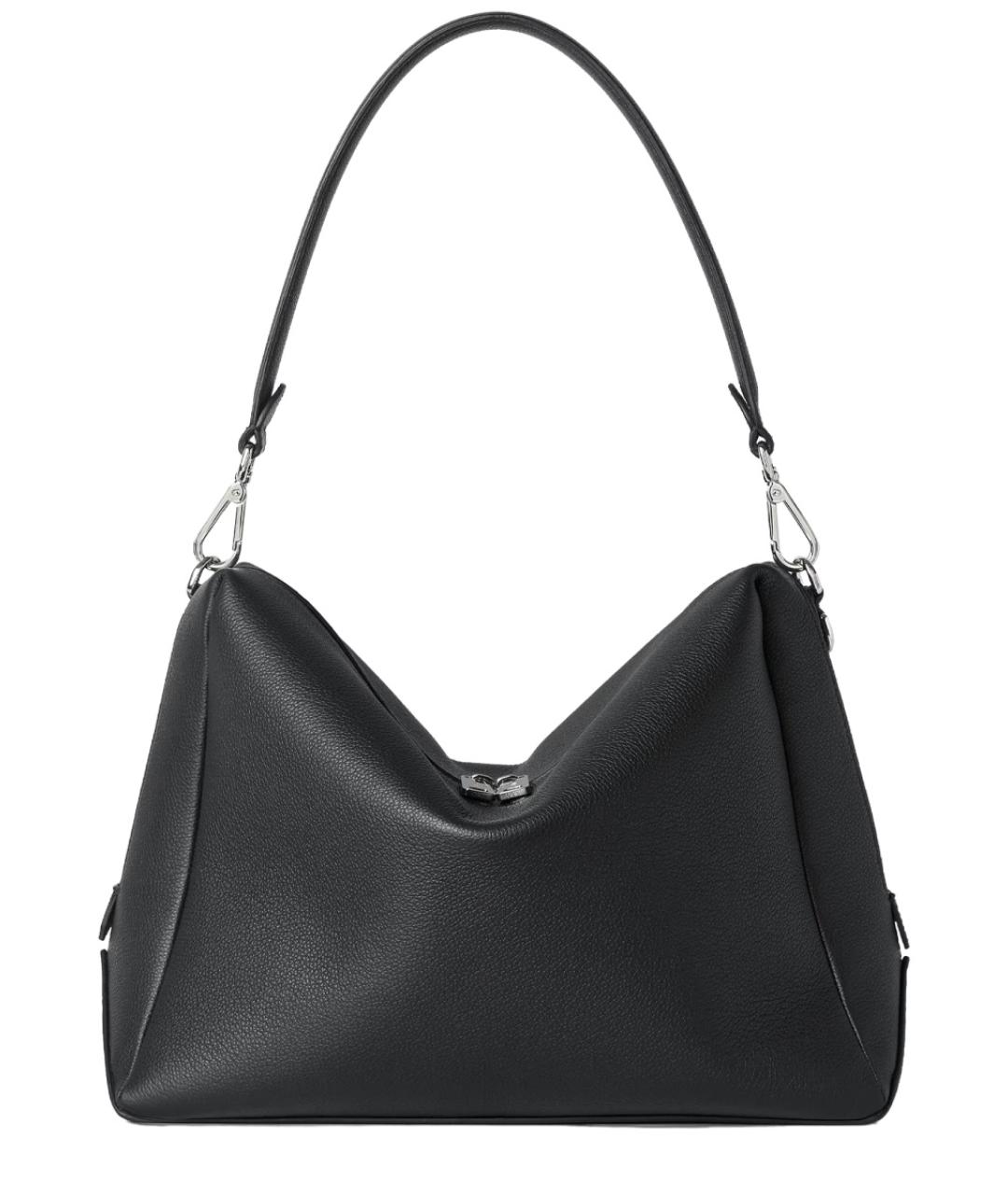 FENDI Черная кожаная сумка на плечо, фото 1