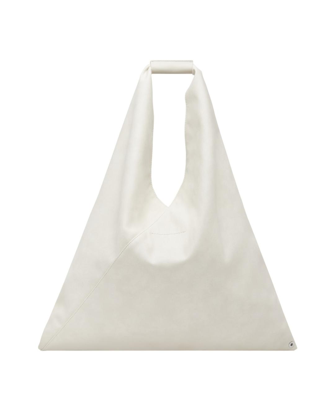 MM6 MAISON MARGIELA Белая сумка тоут из искусственной кожи, фото 3