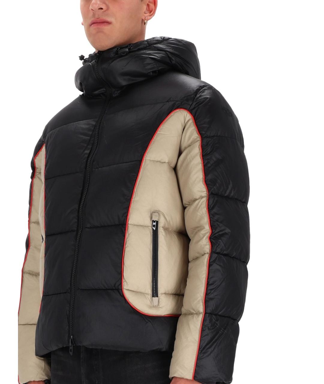 DIESEL Черная полиамидовая куртка, фото 5