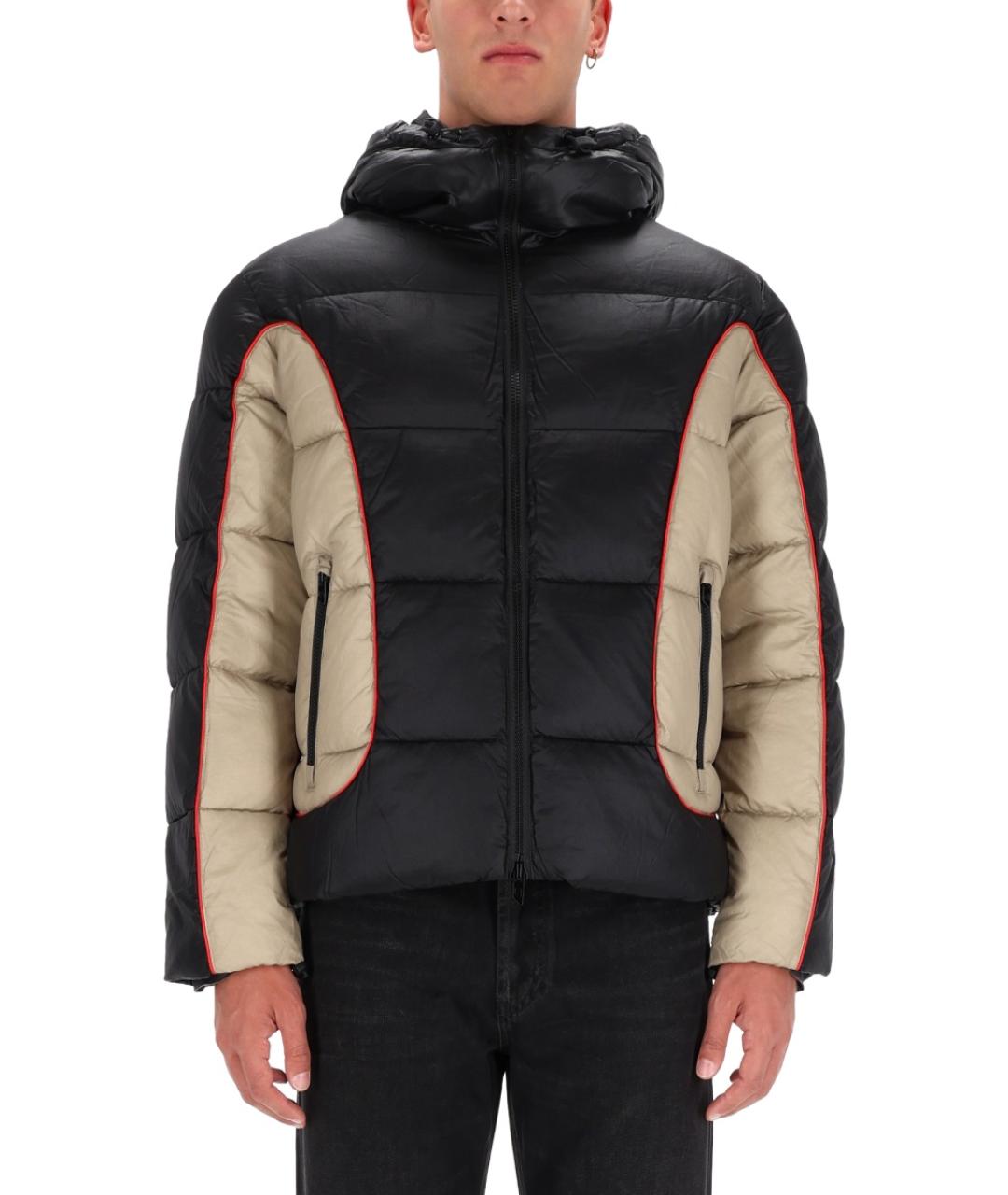 DIESEL Черная полиамидовая куртка, фото 2