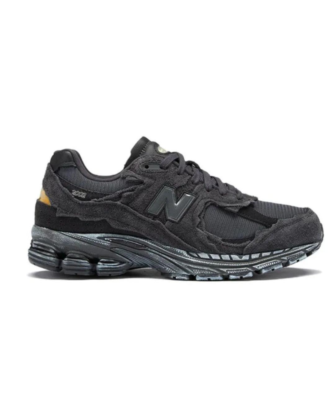 NEW BALANCE Черные низкие кроссовки / кеды из искусственной кожи, фото 1