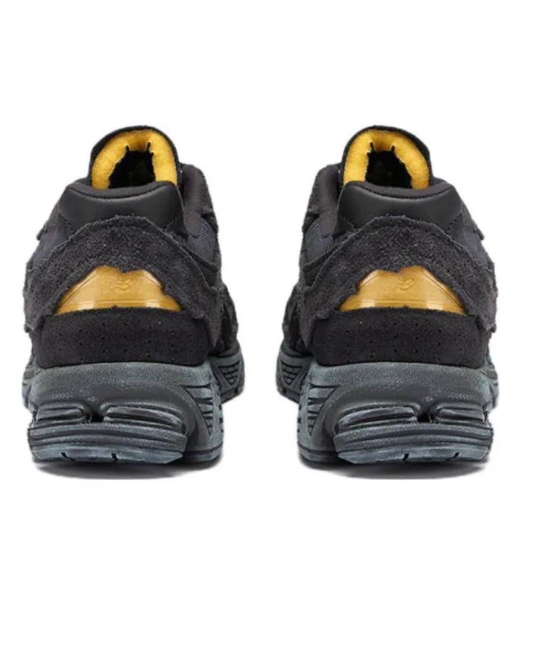 NEW BALANCE Черные низкие кроссовки / кеды из искусственной кожи, фото 4
