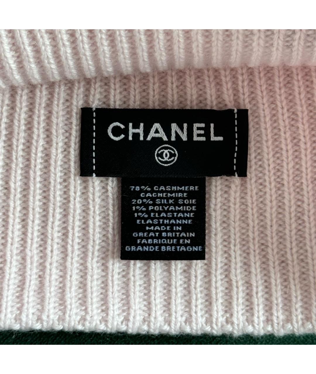 CHANEL Розовая кашемировая шапка, фото 4