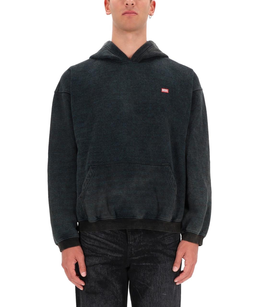 DIESEL Черный хлопковый джемпер / свитер, фото 2