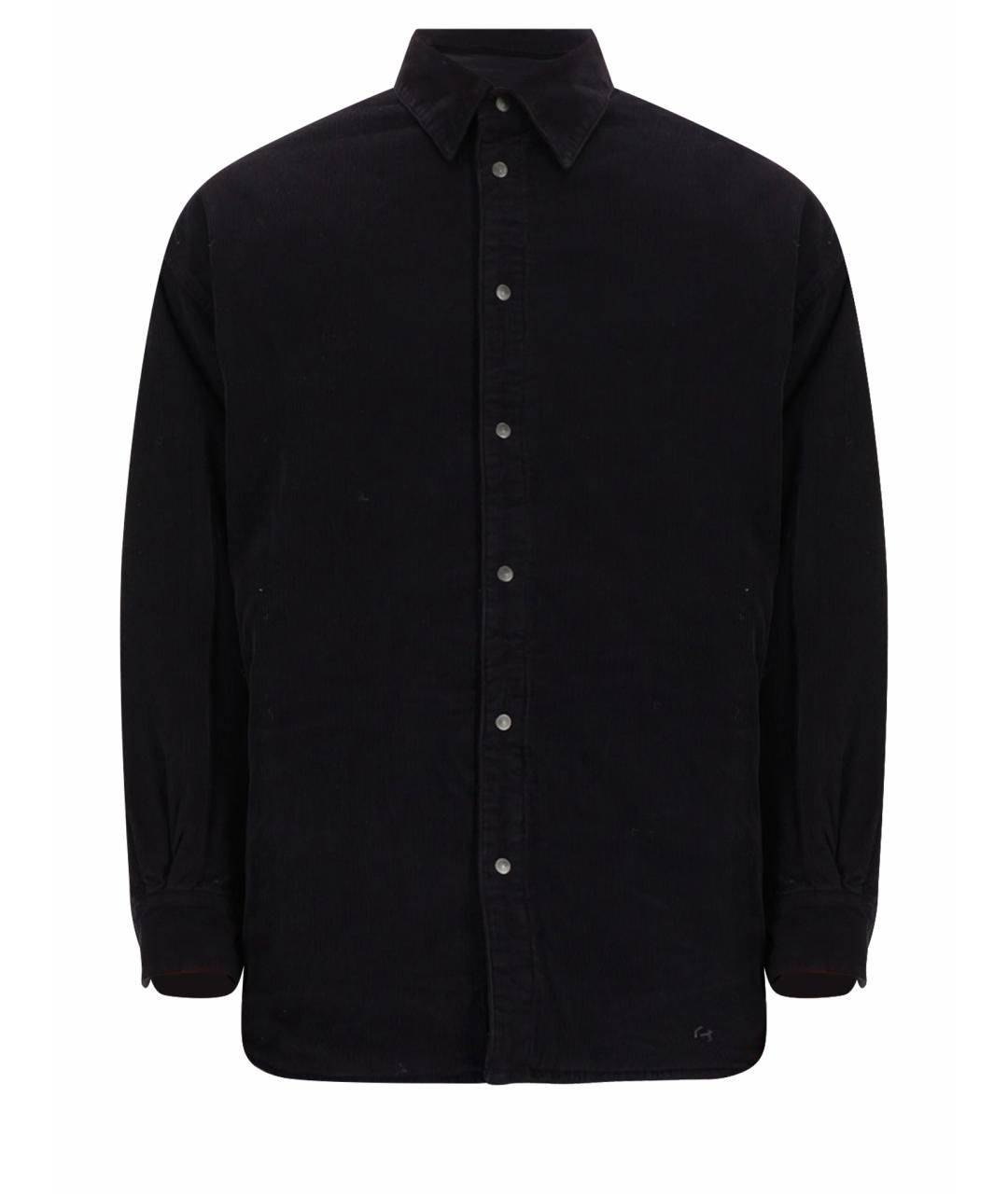DIESEL Черная хлопковая кэжуал рубашка, фото 1
