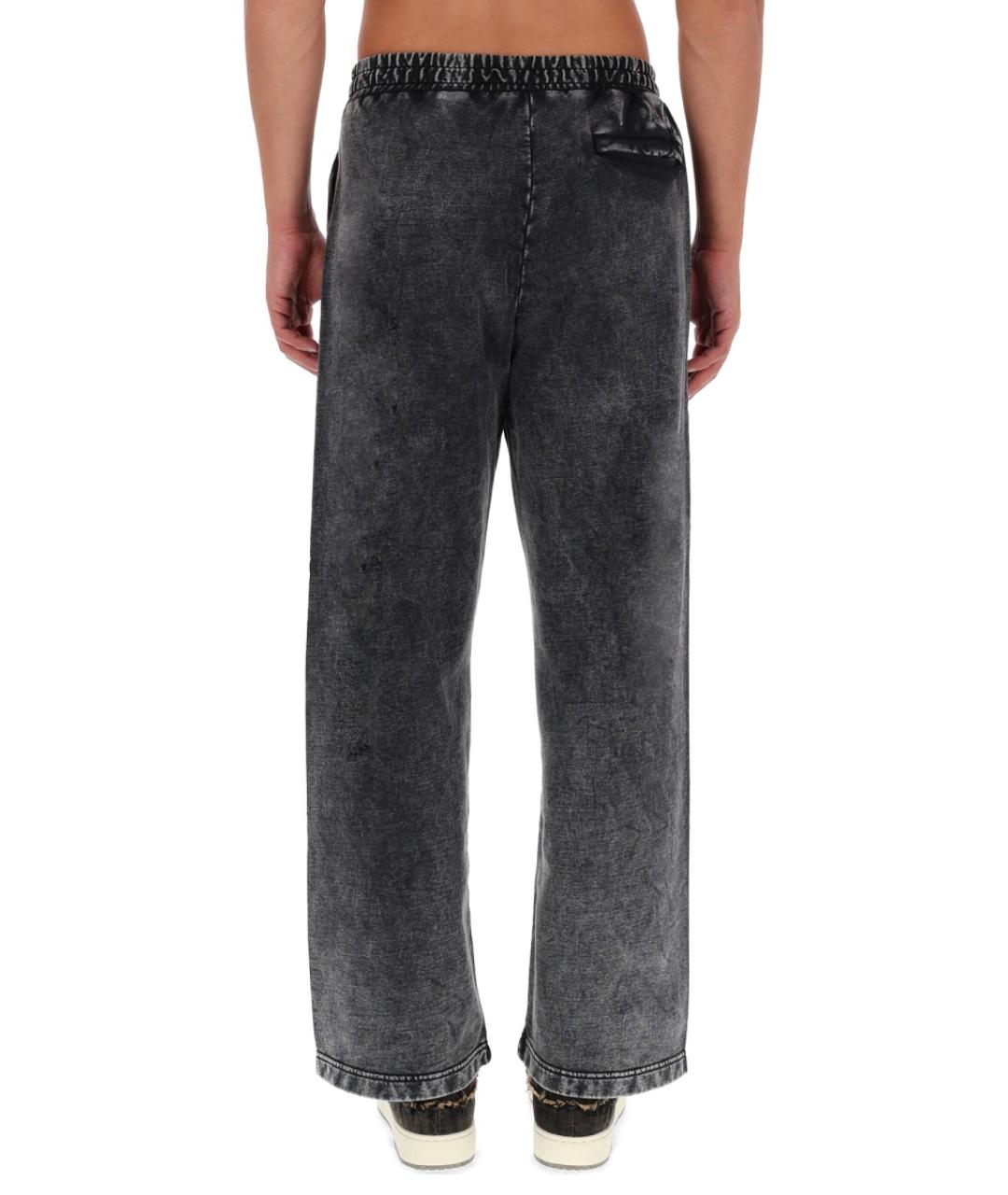 DIESEL Черные хлопковые повседневные брюки, фото 5