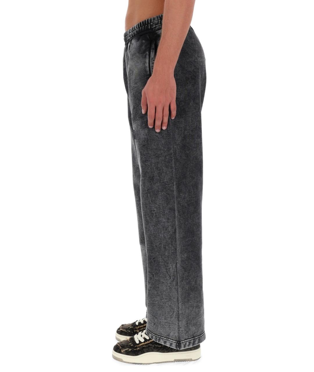 DIESEL Черные хлопковые повседневные брюки, фото 4