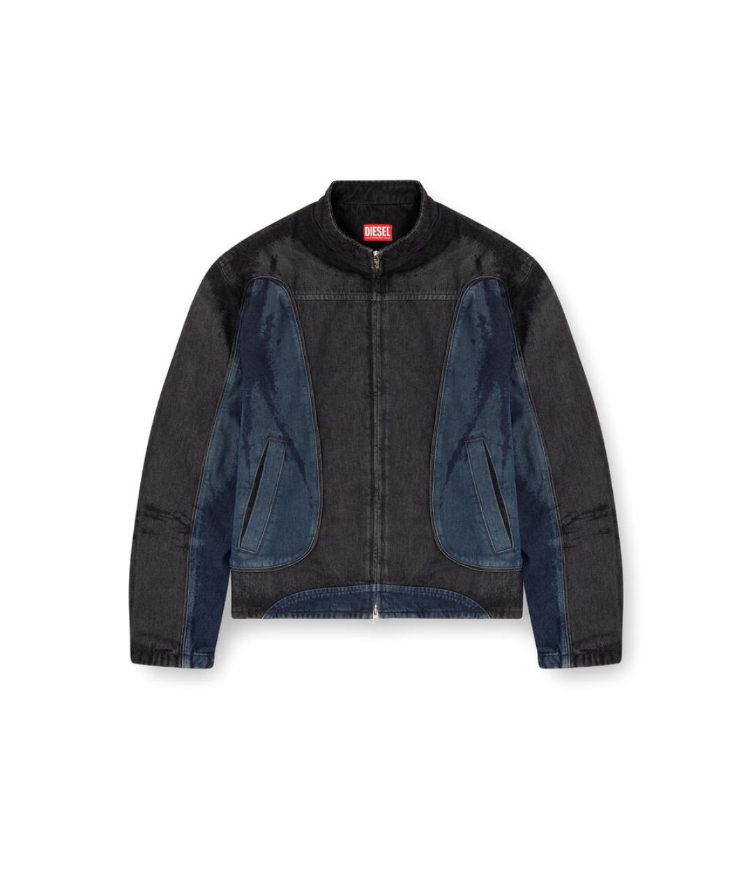 DIESEL Черный хлопковый пиджак, фото 1