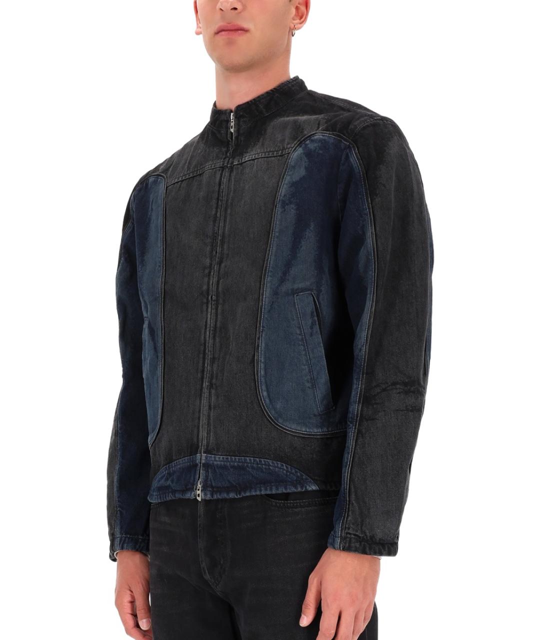 DIESEL Черный хлопковый пиджак, фото 5