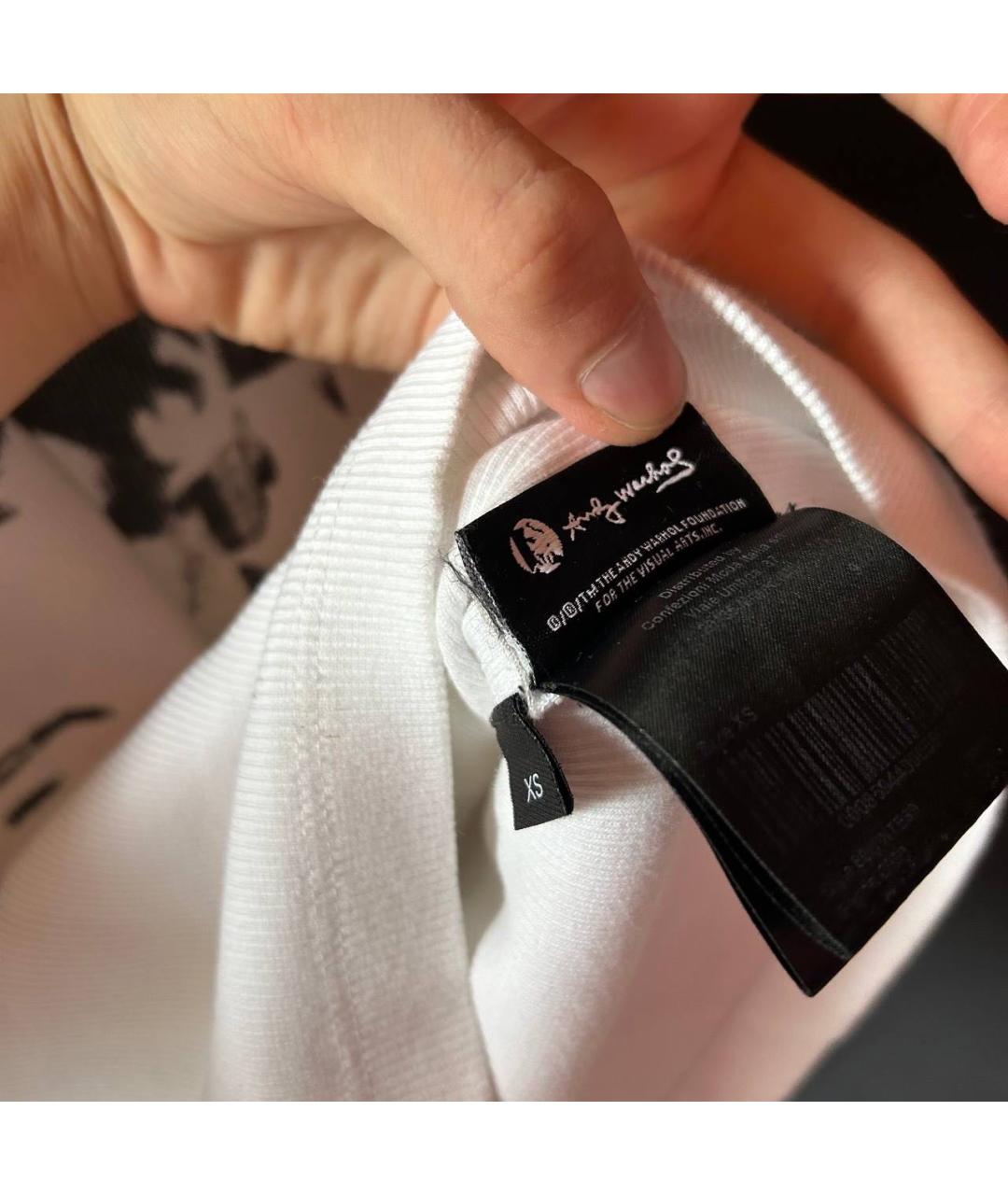 CALVIN KLEIN Белая хлопковая футболка, фото 6
