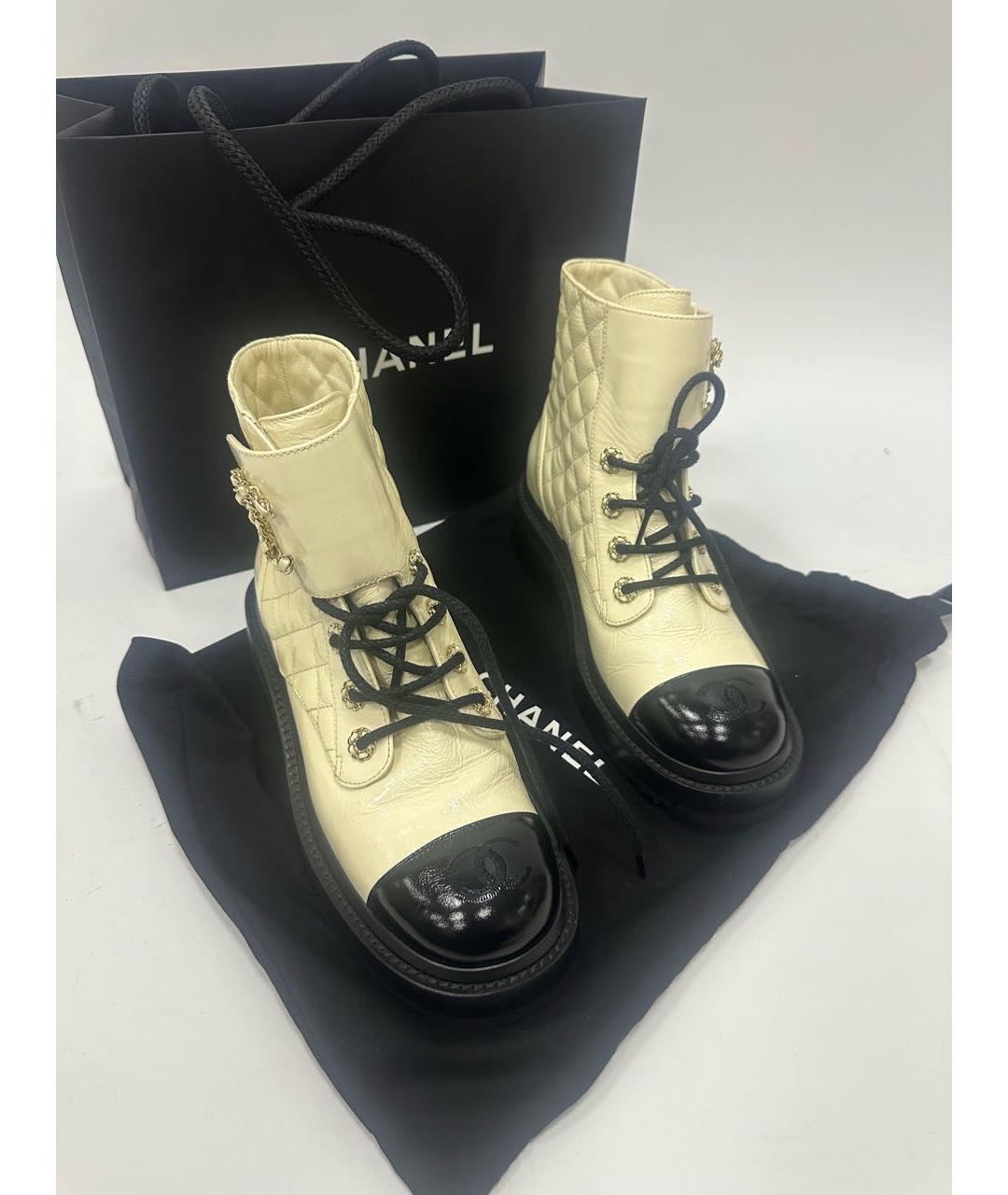CHANEL Мульти кожаные ботинки, фото 2