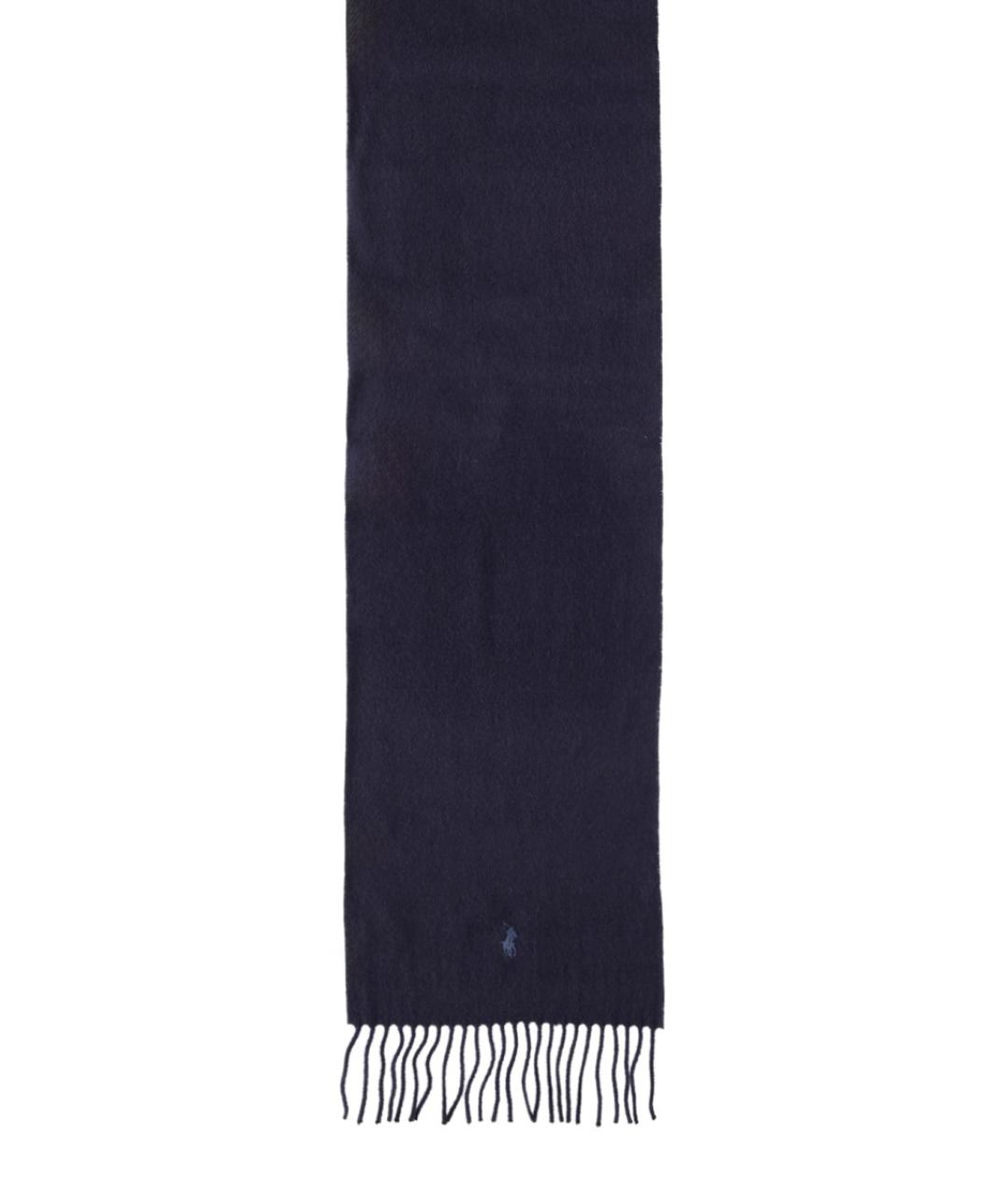 POLO RALPH LAUREN Синий кашемировый шарф, фото 2