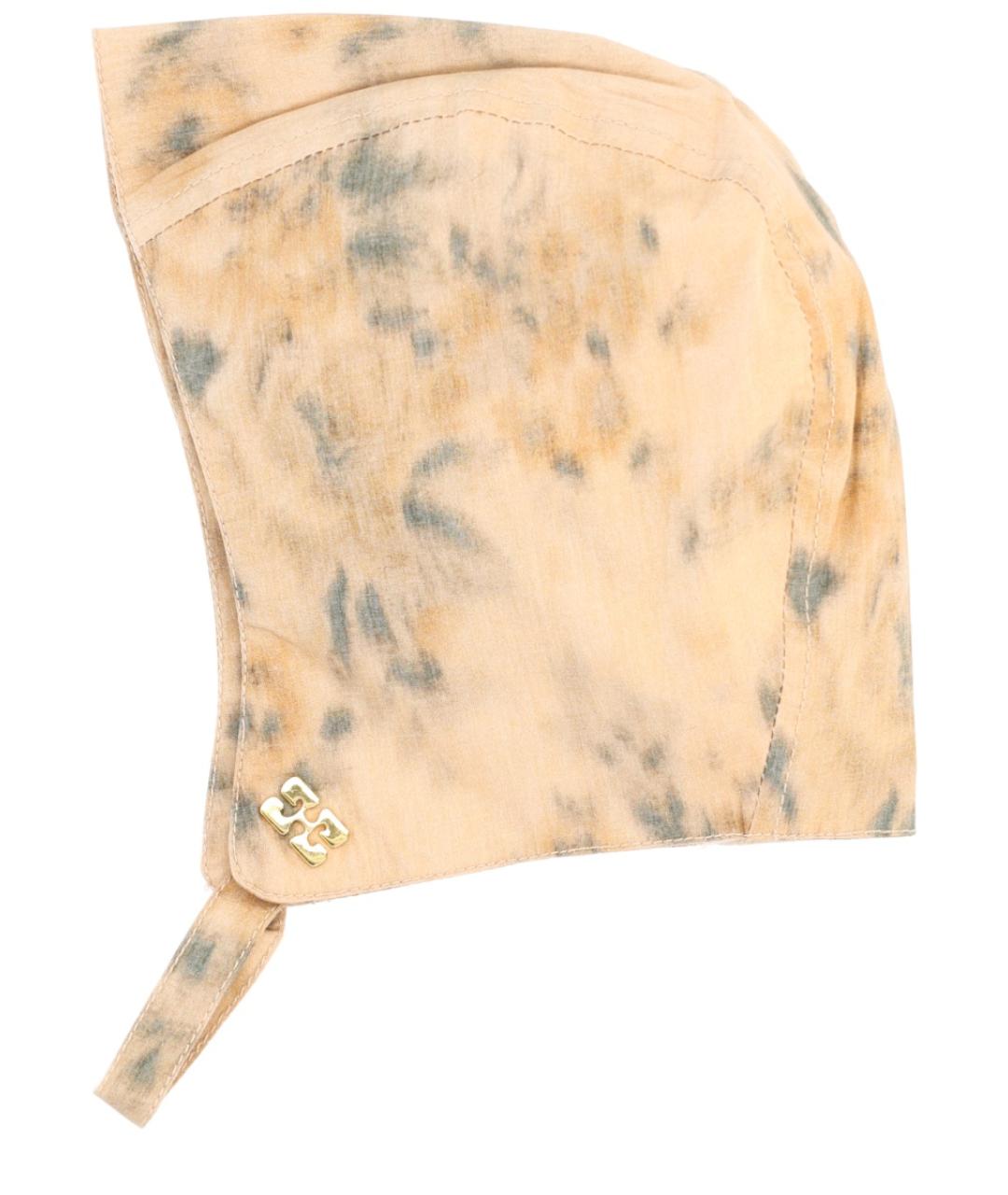 GANNI Белая хлопковая шапка, фото 1