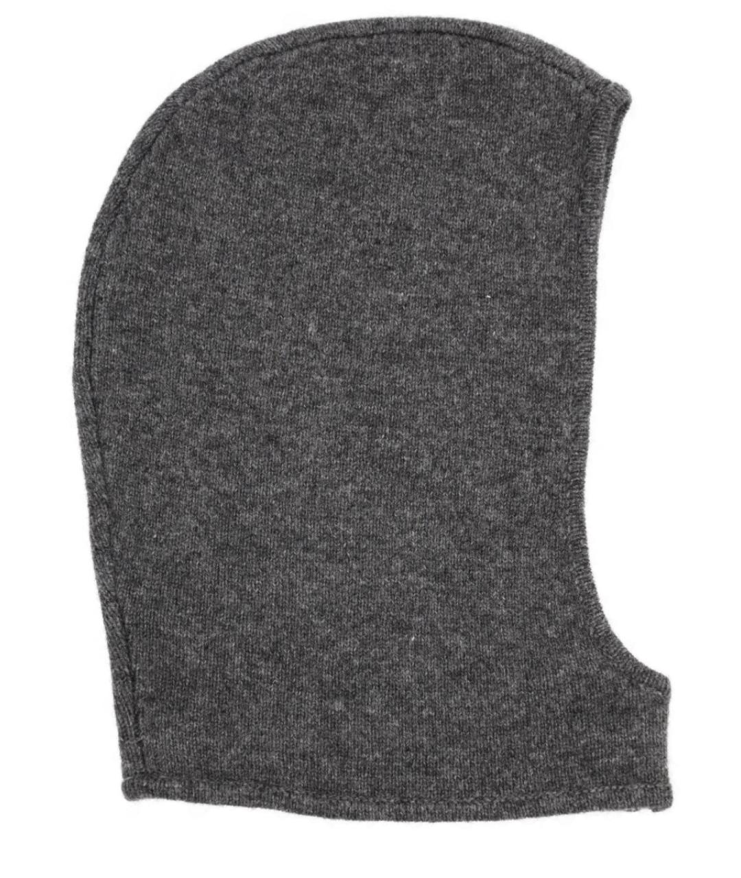 GANNI Антрацитовый шерстяной капюшон, фото 2