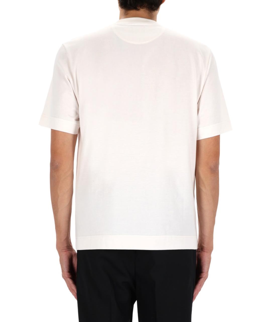 FENDI Мульти хлопковая футболка, фото 4