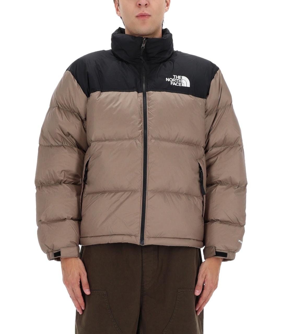 THE NORTH FACE Коричневая полиамидовая куртка, фото 2