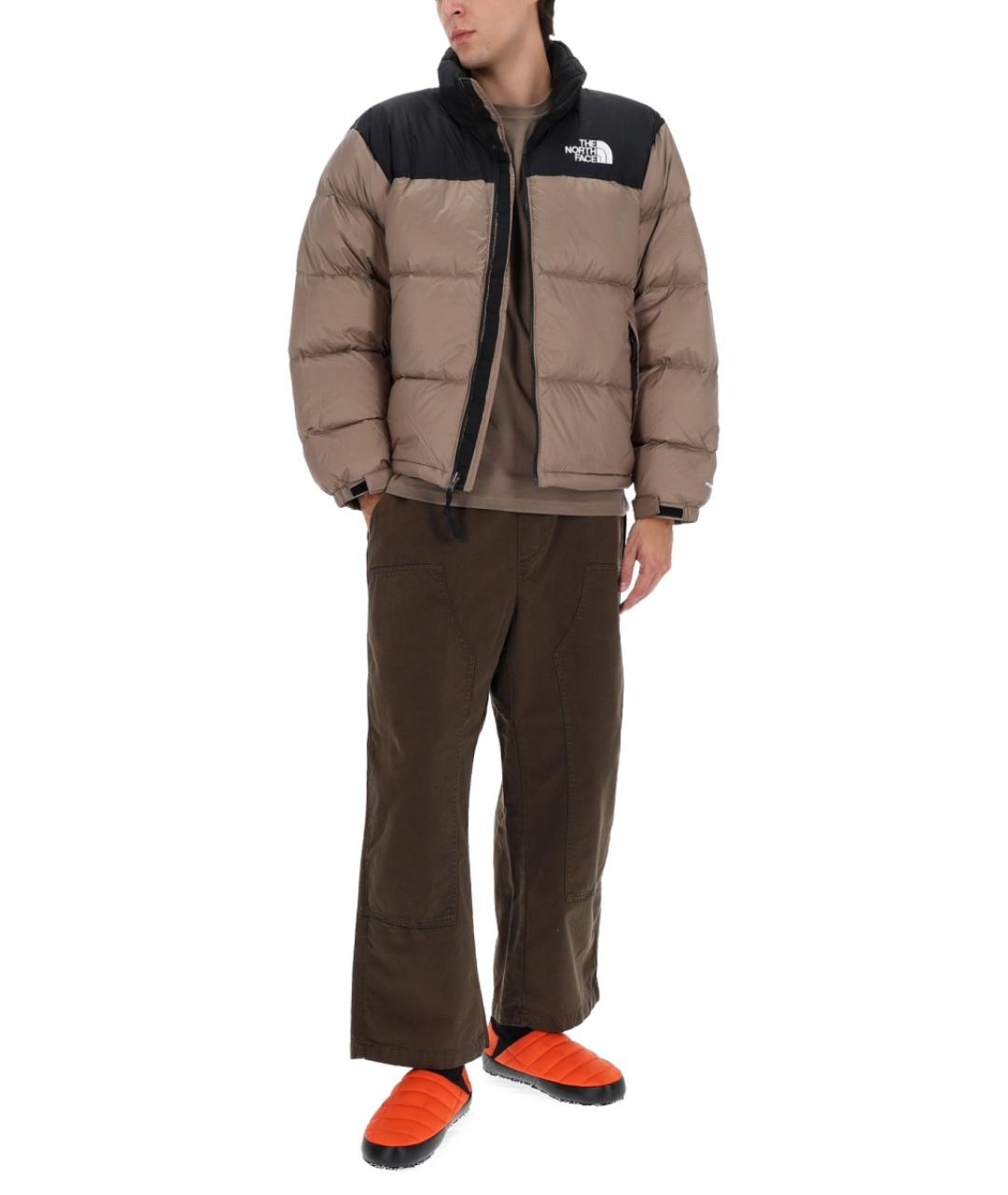 THE NORTH FACE Коричневая полиамидовая куртка, фото 3
