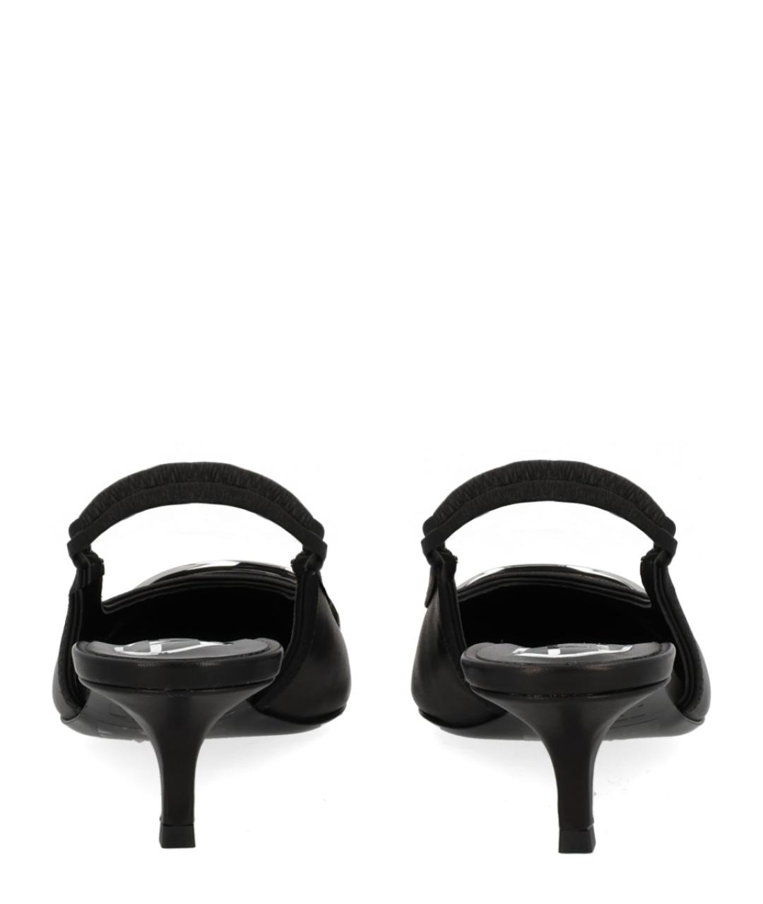 DIESEL Черные кожаные туфли, фото 4