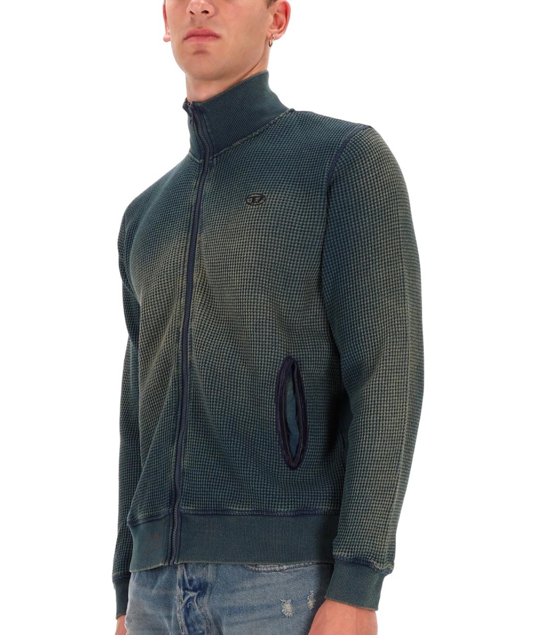 DIESEL Синий хлопковый джемпер / свитер, фото 4